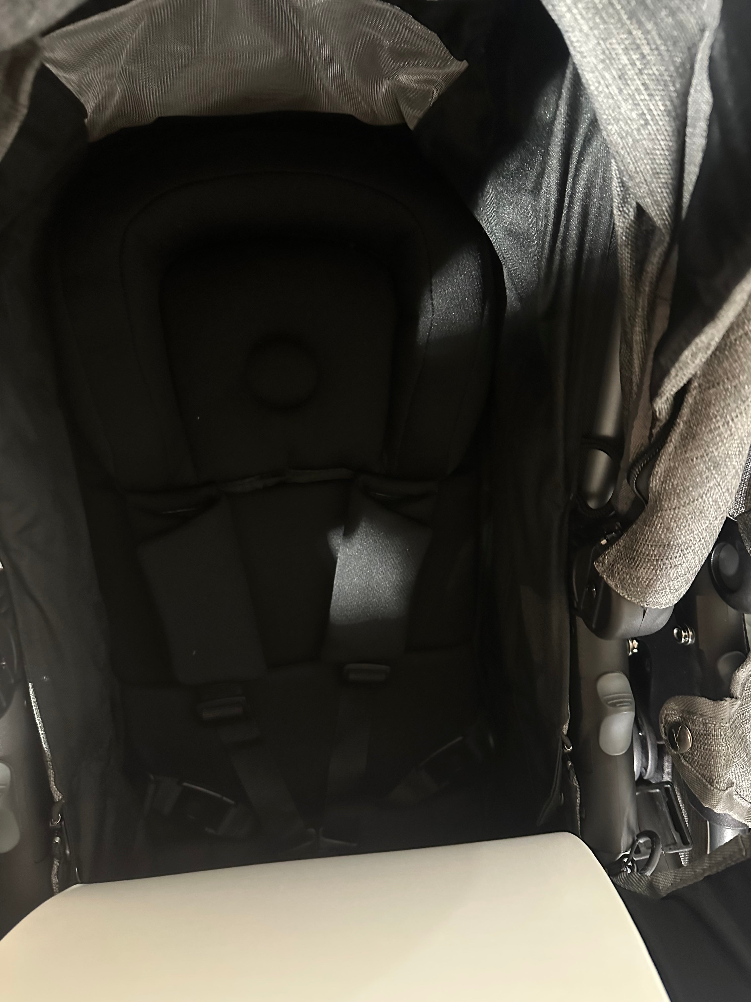 Tfk Duo Zwillingswagen Geschwisterwagen Premium grau Kombikinderwagen