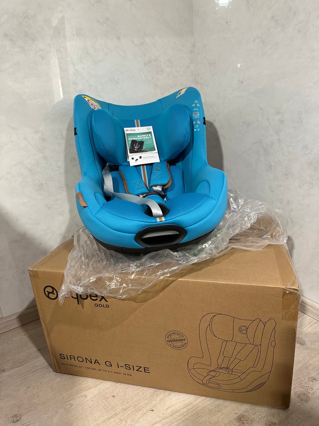 CYBEX Sirona G i-Size „Beach Blue Plus“ – 360°