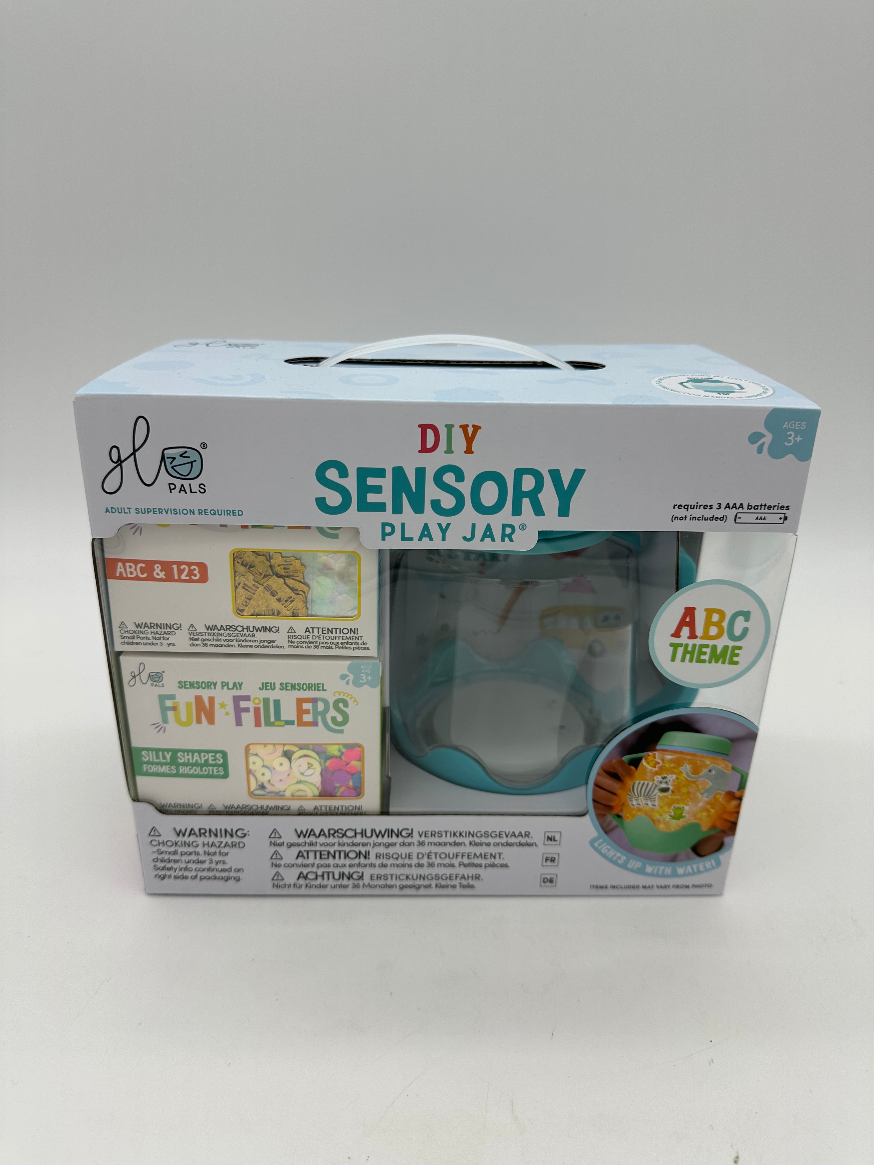 Glo Pals DIY Sensory Play Jar Geschenkset „Zoo“ – Leuchtendes Sensorik-Spielzeug für kreative Entdecker