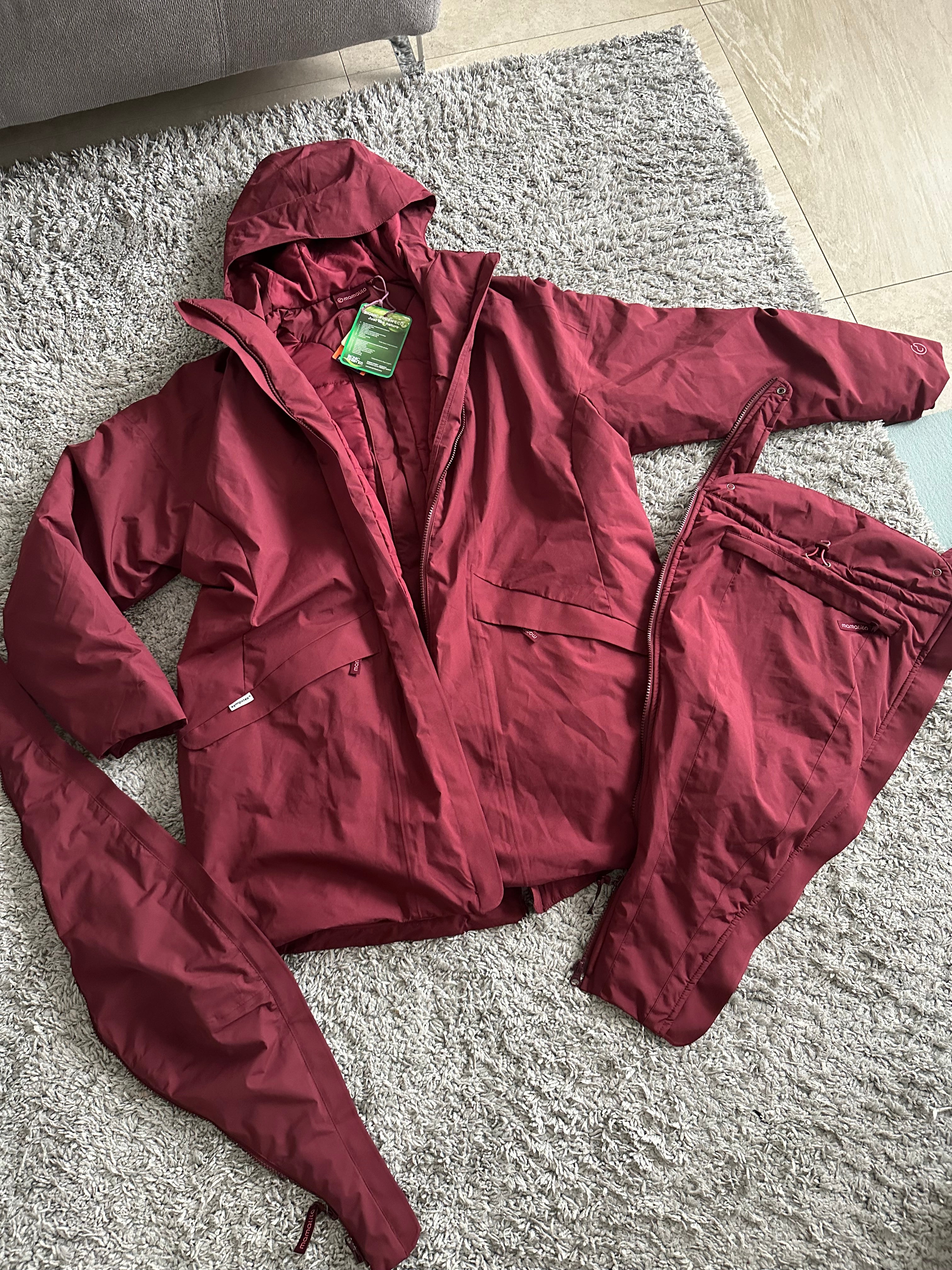 Mamalila Winter Tragejacke Trageparka Berry/Beere XL