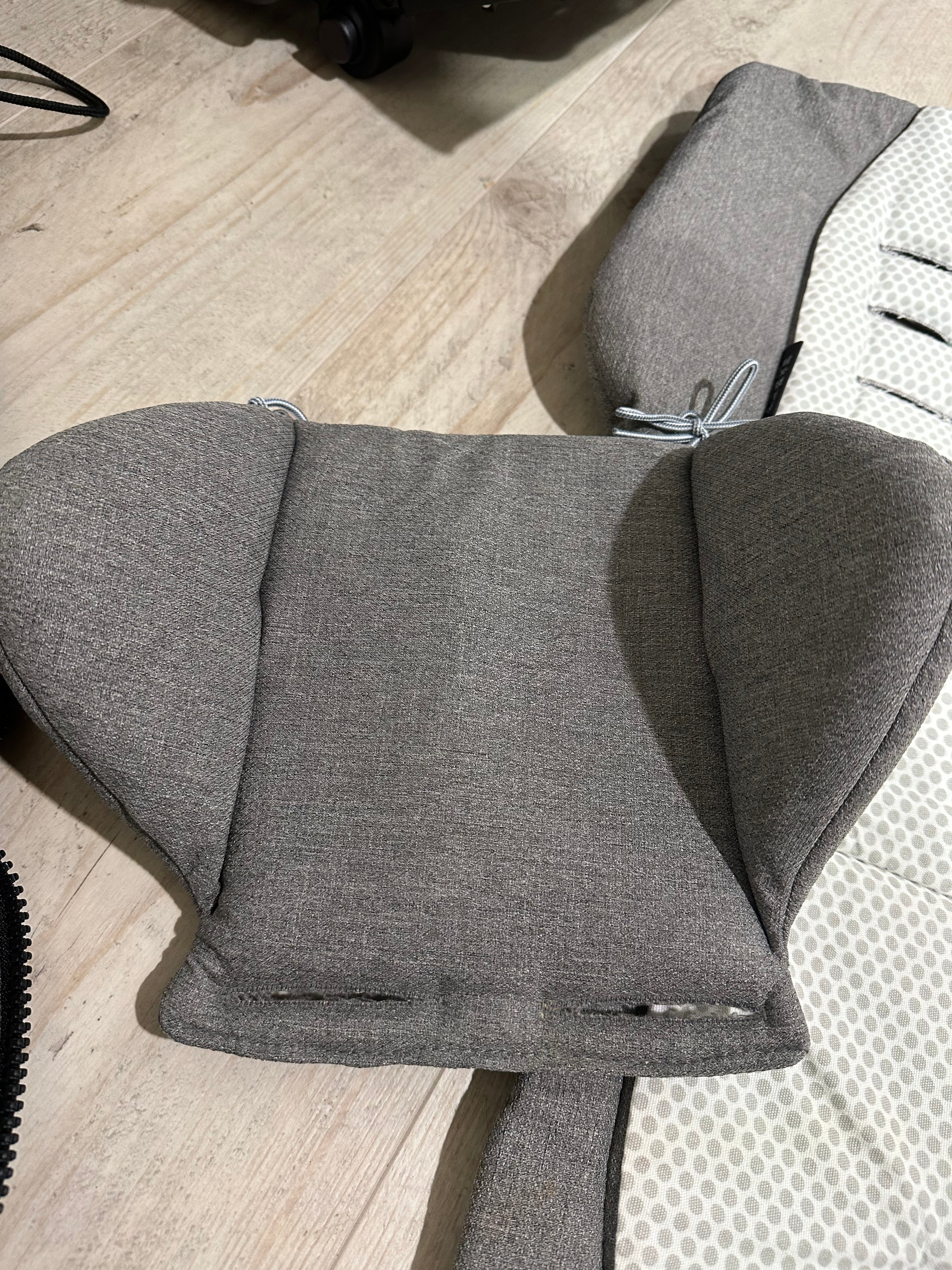 Gesslein Sitzeinheit Sportwagenaufsatz Classic grau mit Loop und Fußsack