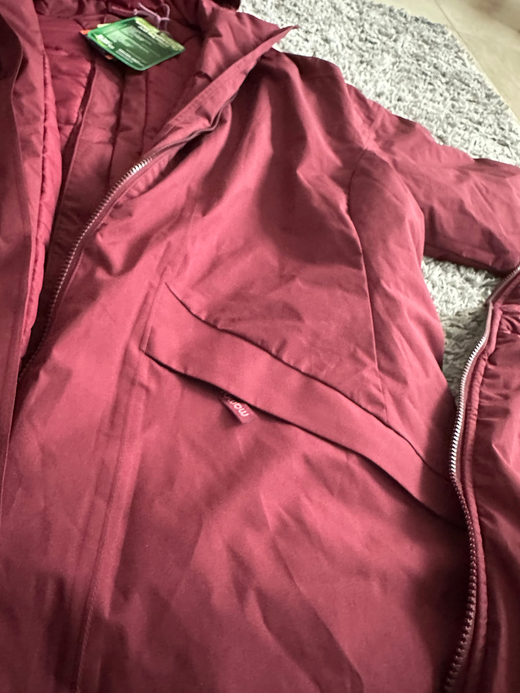 Mamalila Winter Tragejacke Trageparka Berry/Beere XL