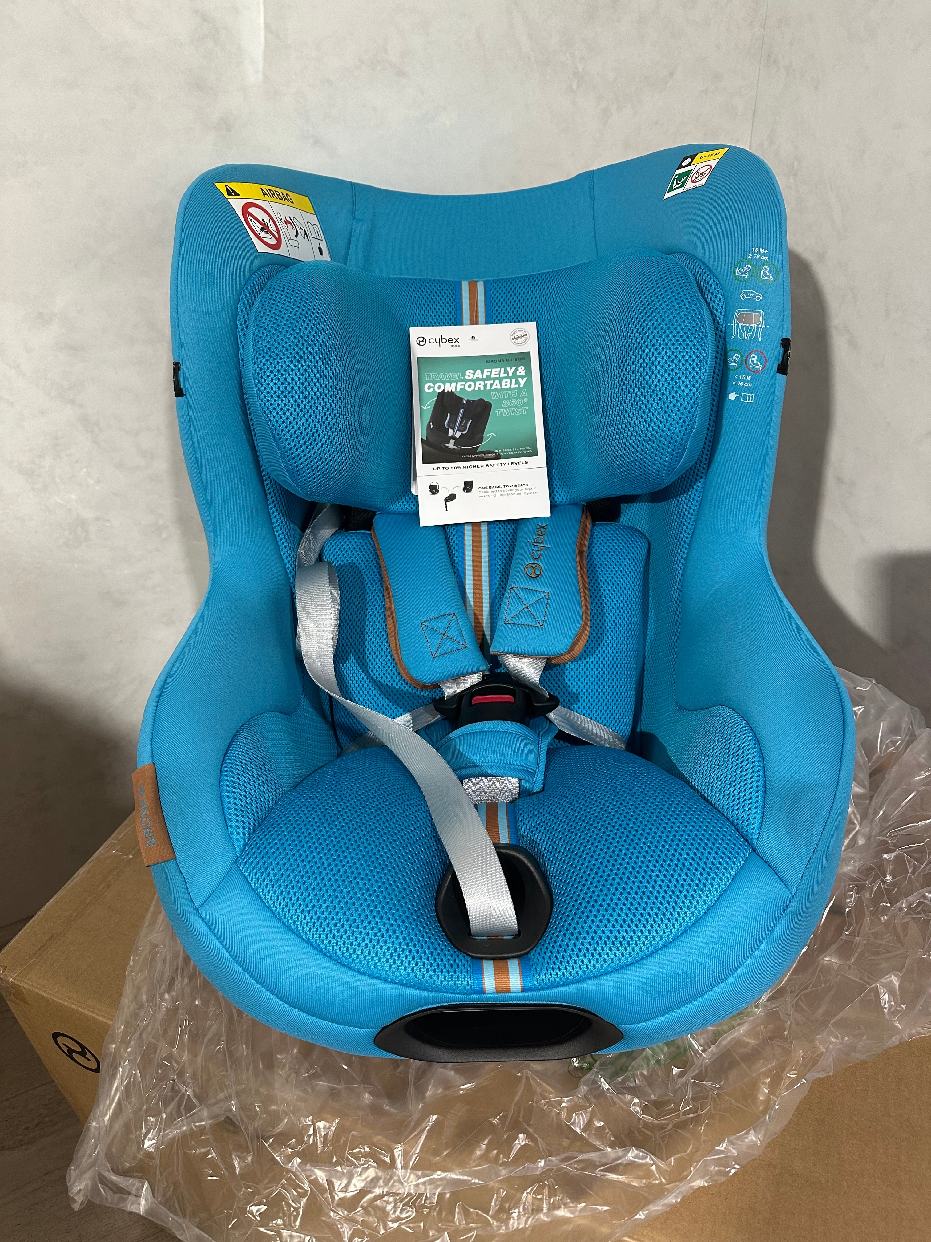 CYBEX Sirona G i-Size „Beach Blue Plus“ – 360°