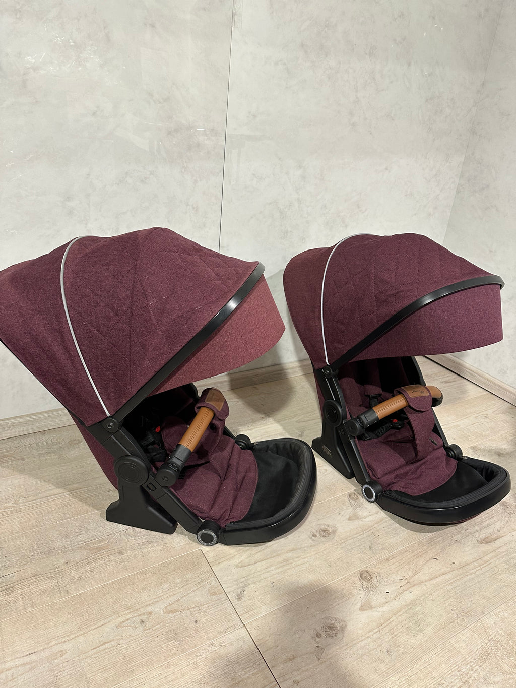 Hartan two select Zwillingskinderwagen 2 Sportsitze 1 Babywanne