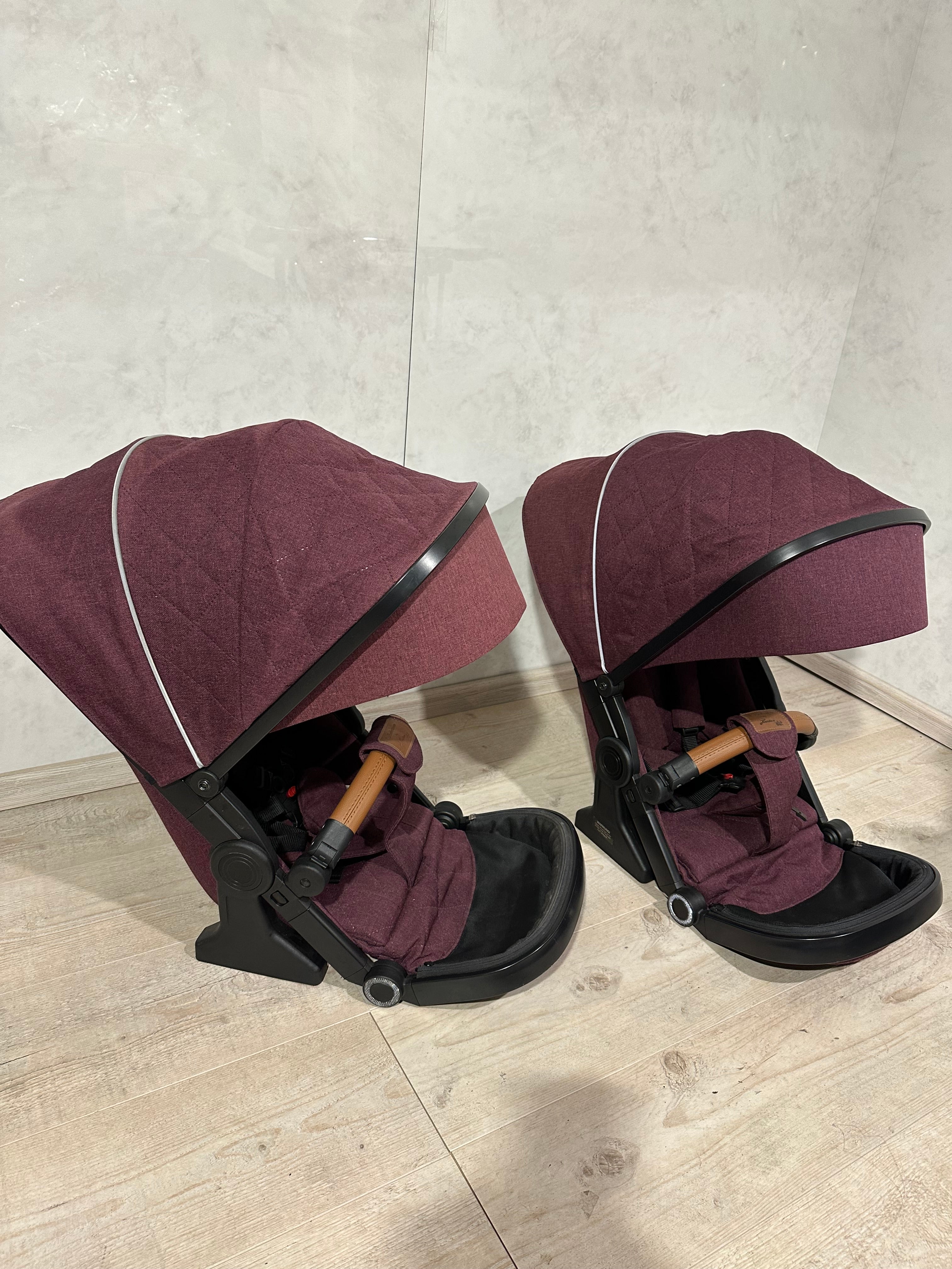 Hartan two select Zwillingskinderwagen 2 Sportsitze 1 Babywanne