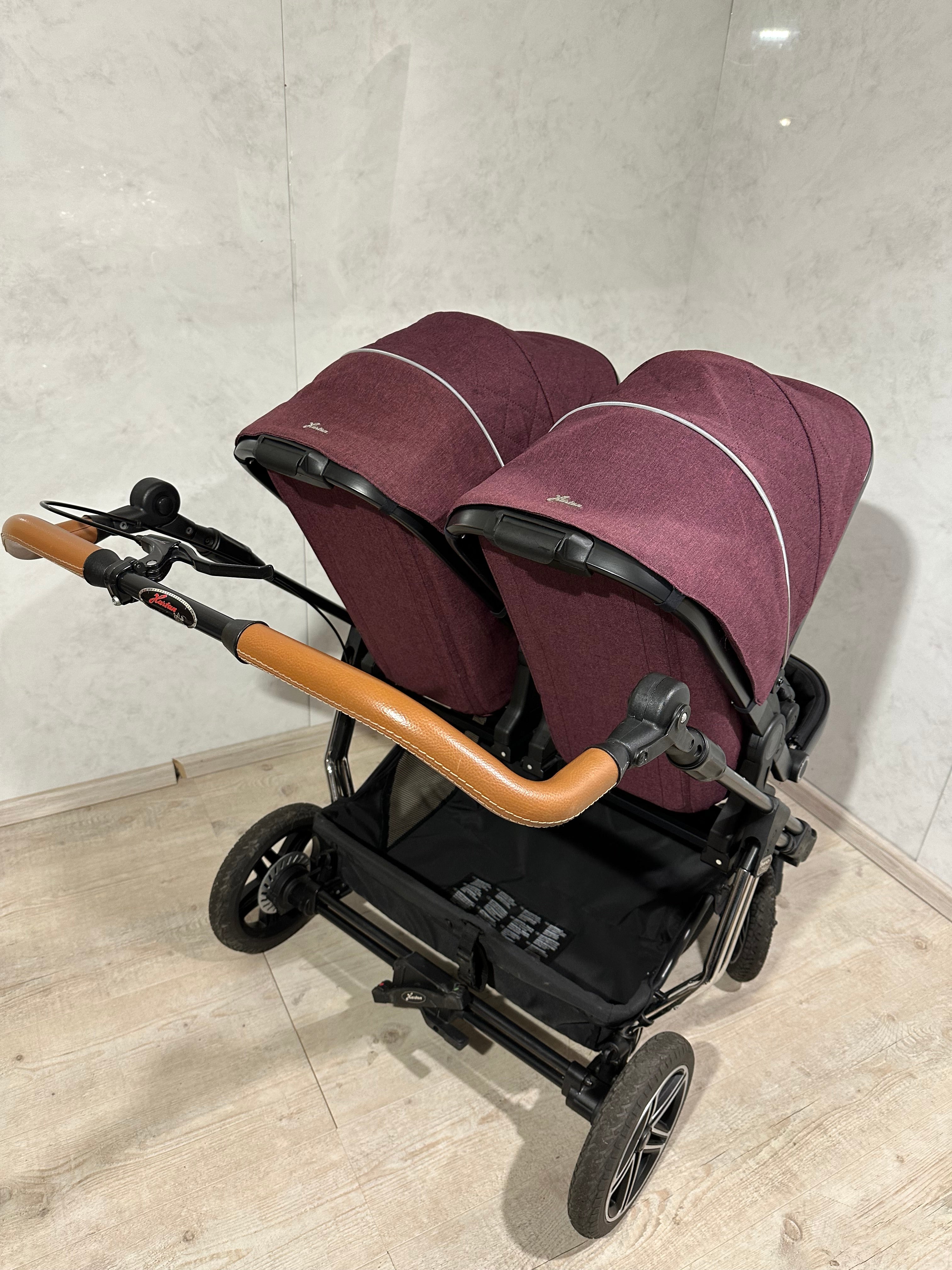 Hartan two select Zwillingskinderwagen 2 Sportsitze 1 Babywanne