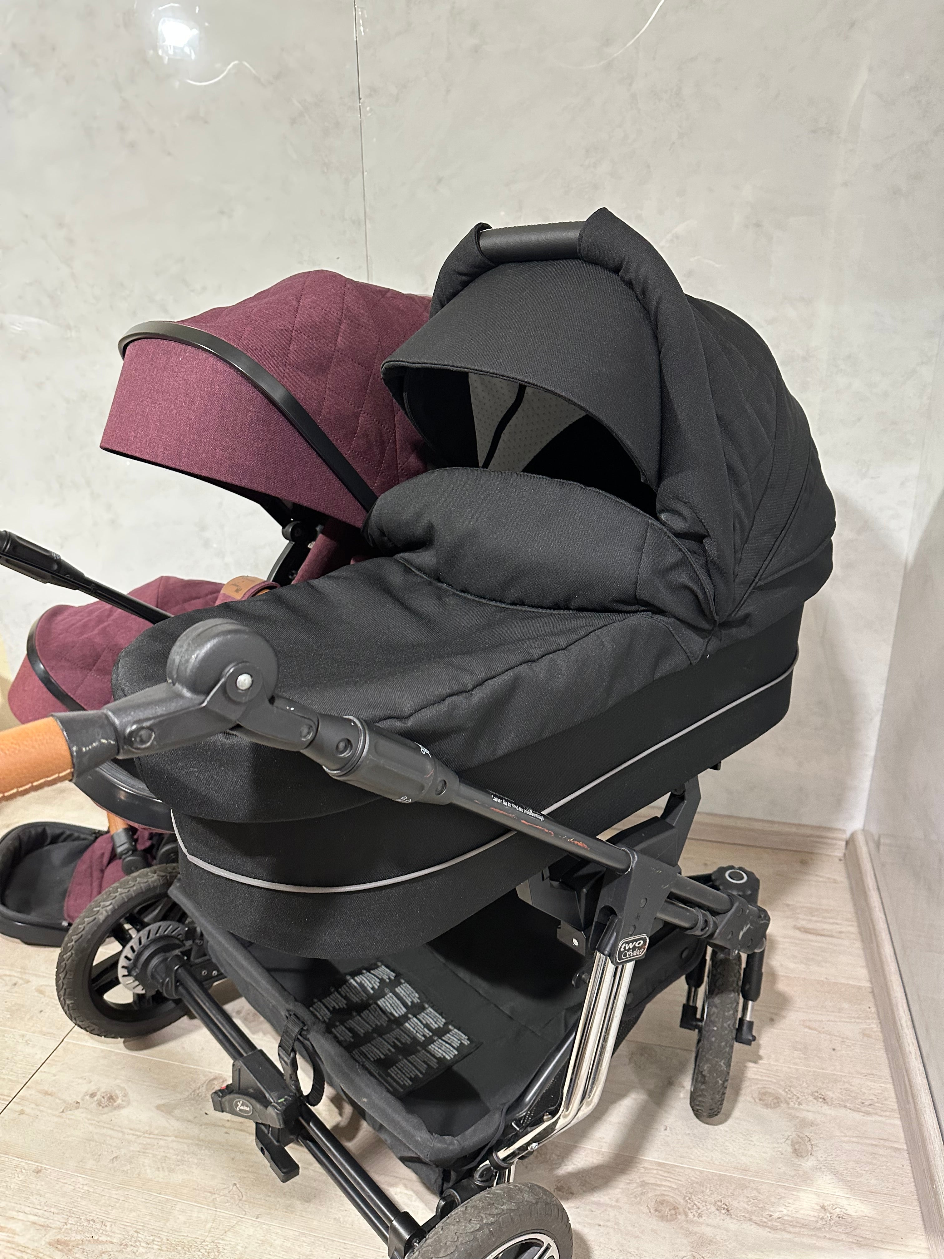 Hartan two select Zwillingskinderwagen 2 Sportsitze 1 Babywanne