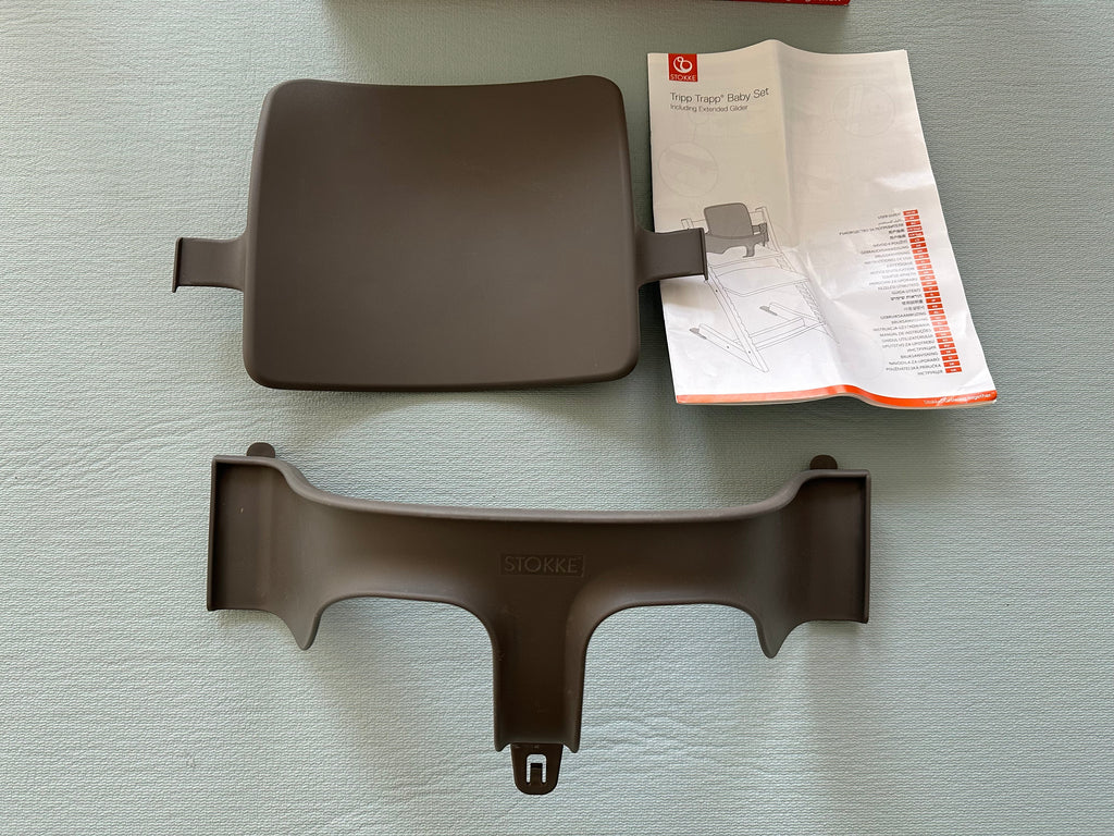Stokke Tripp Trapp Baby Set² Storm Grey – Sicherer Sitzaufsatz für den Hochstuhl