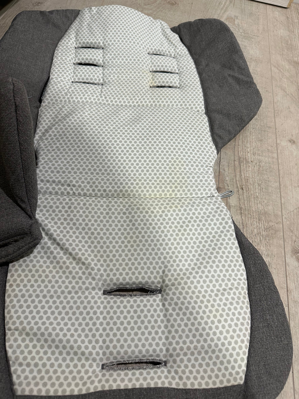 Gesslein Sitzeinheit Sportwagenaufsatz Classic grau mit Loop und Fußsack