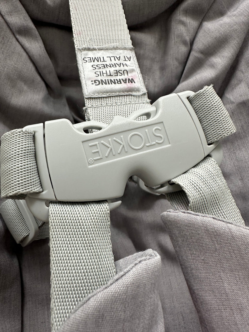 Stokke Tripp Trapp newborn set Aufsatz grau gebraucht