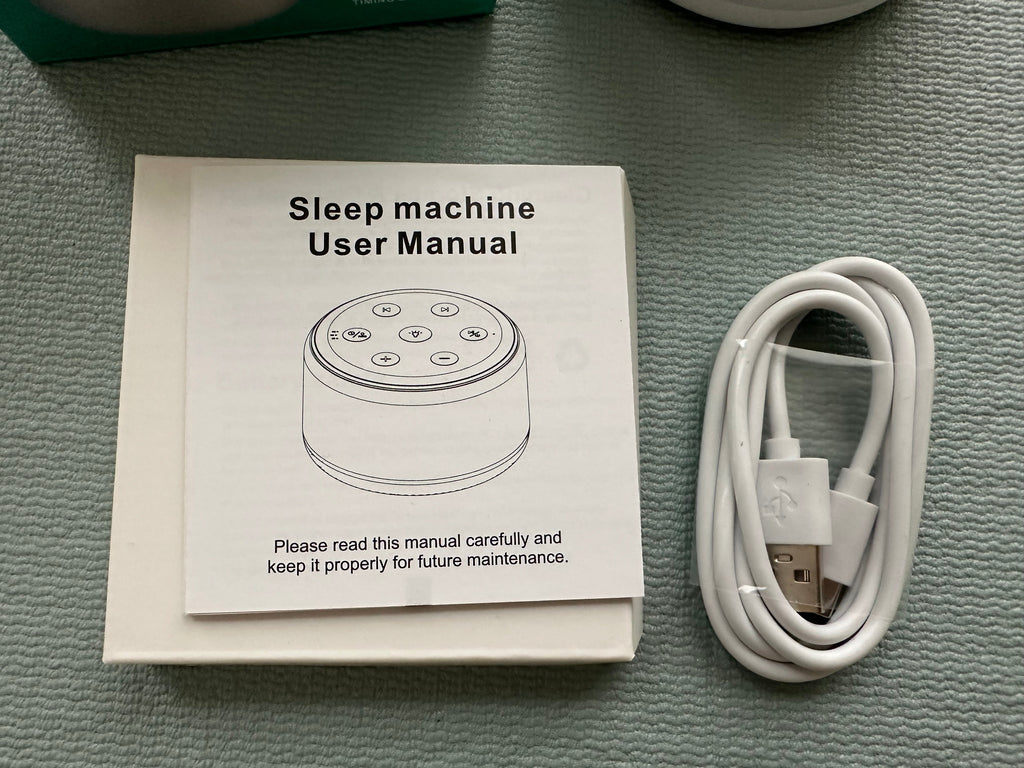 White Noise Maschine Baby Einschlafhilfe 34Sounds 9Farben Timer Weißes Rauschen
