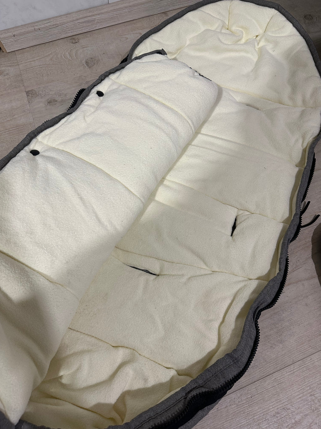 Gesslein Sitzeinheit Sportwagenaufsatz Classic grau mit Loop und Fußsack