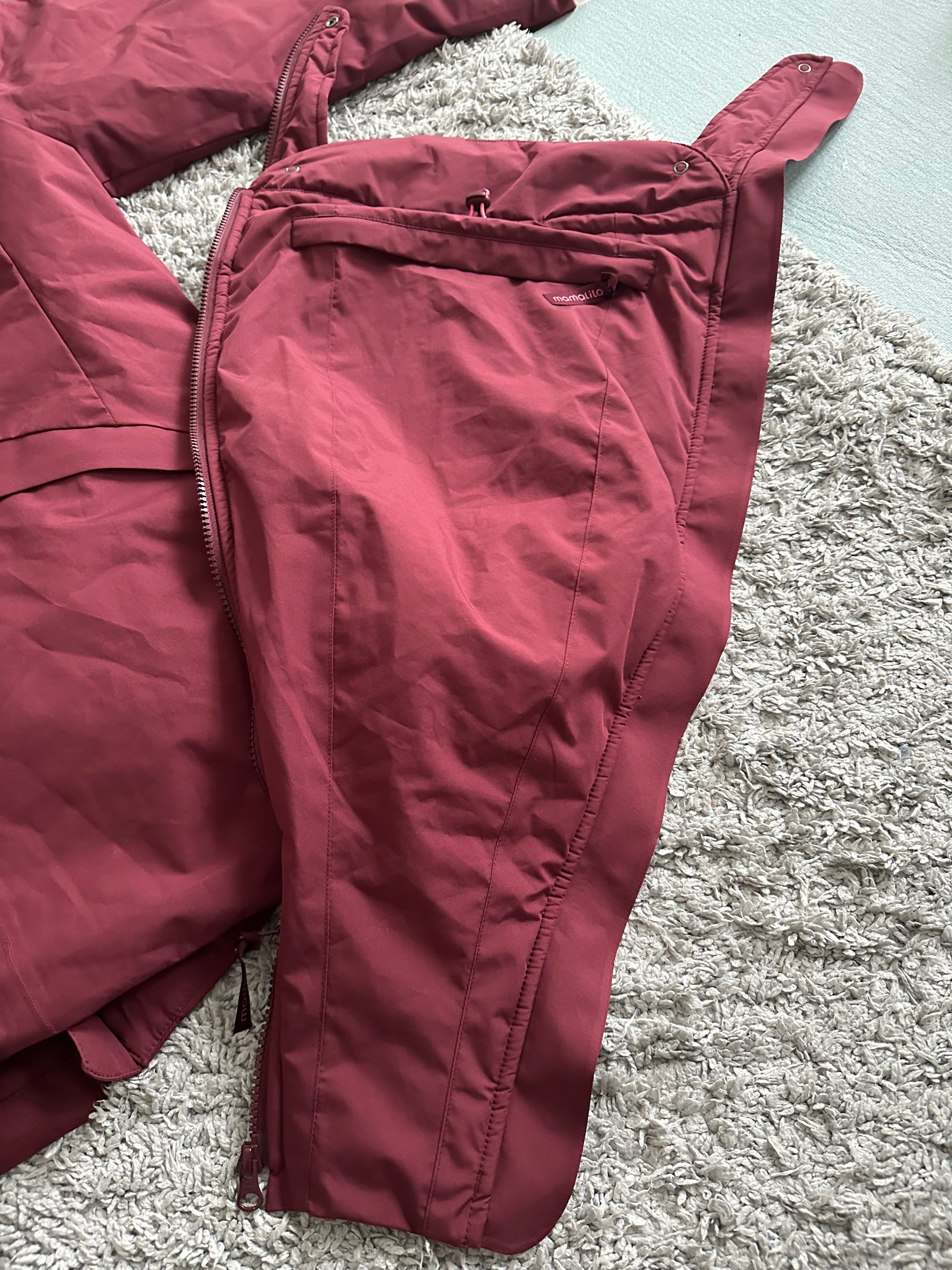 Mamalila Winter Tragejacke Trageparka Berry/Beere XL