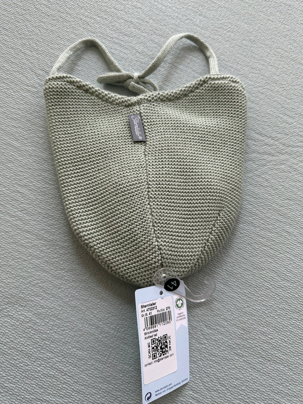 Sterntaler Strickmütze Größe 41 Ecru