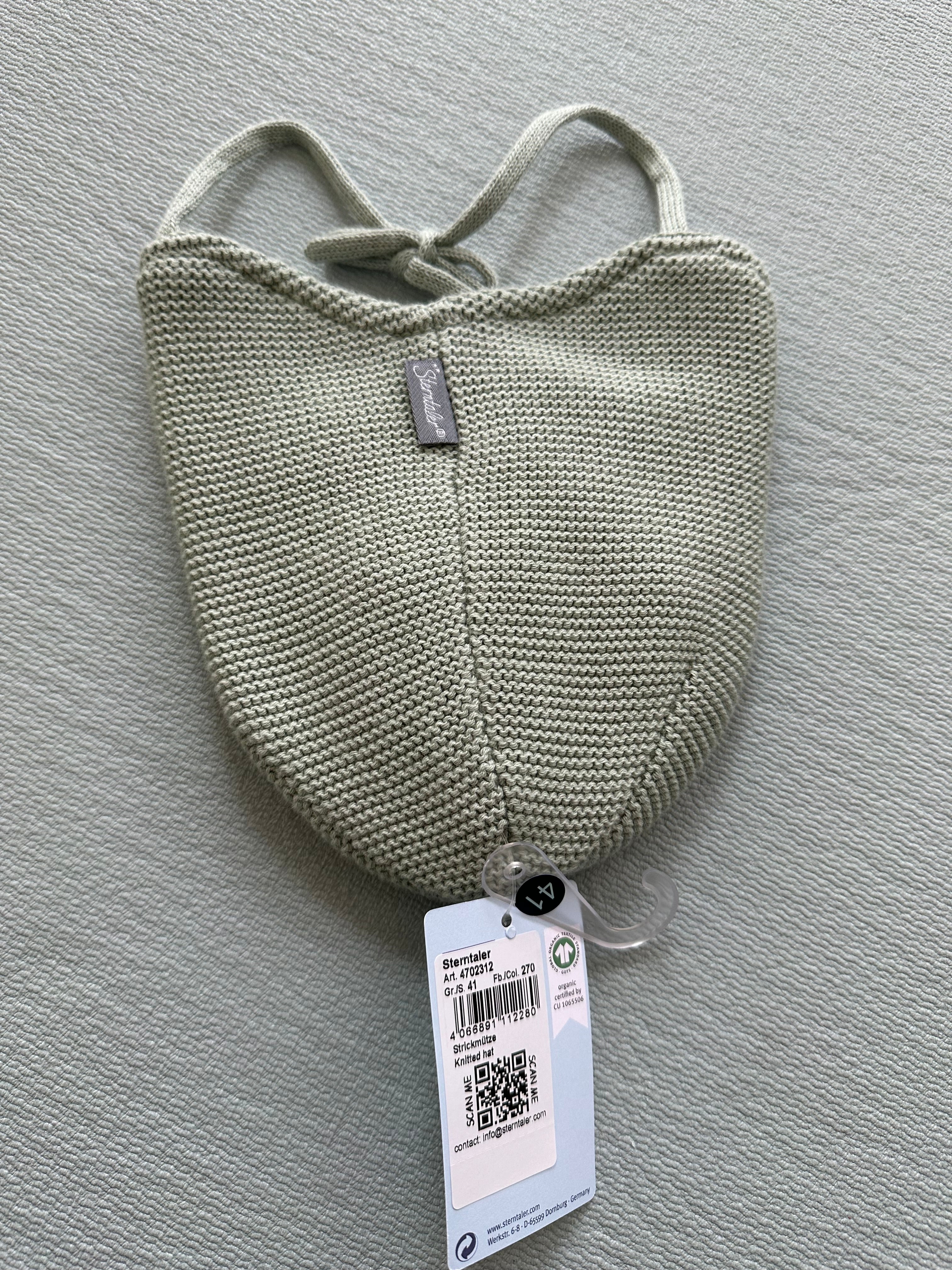 Sterntaler Strickmütze Größe 41 Ecru