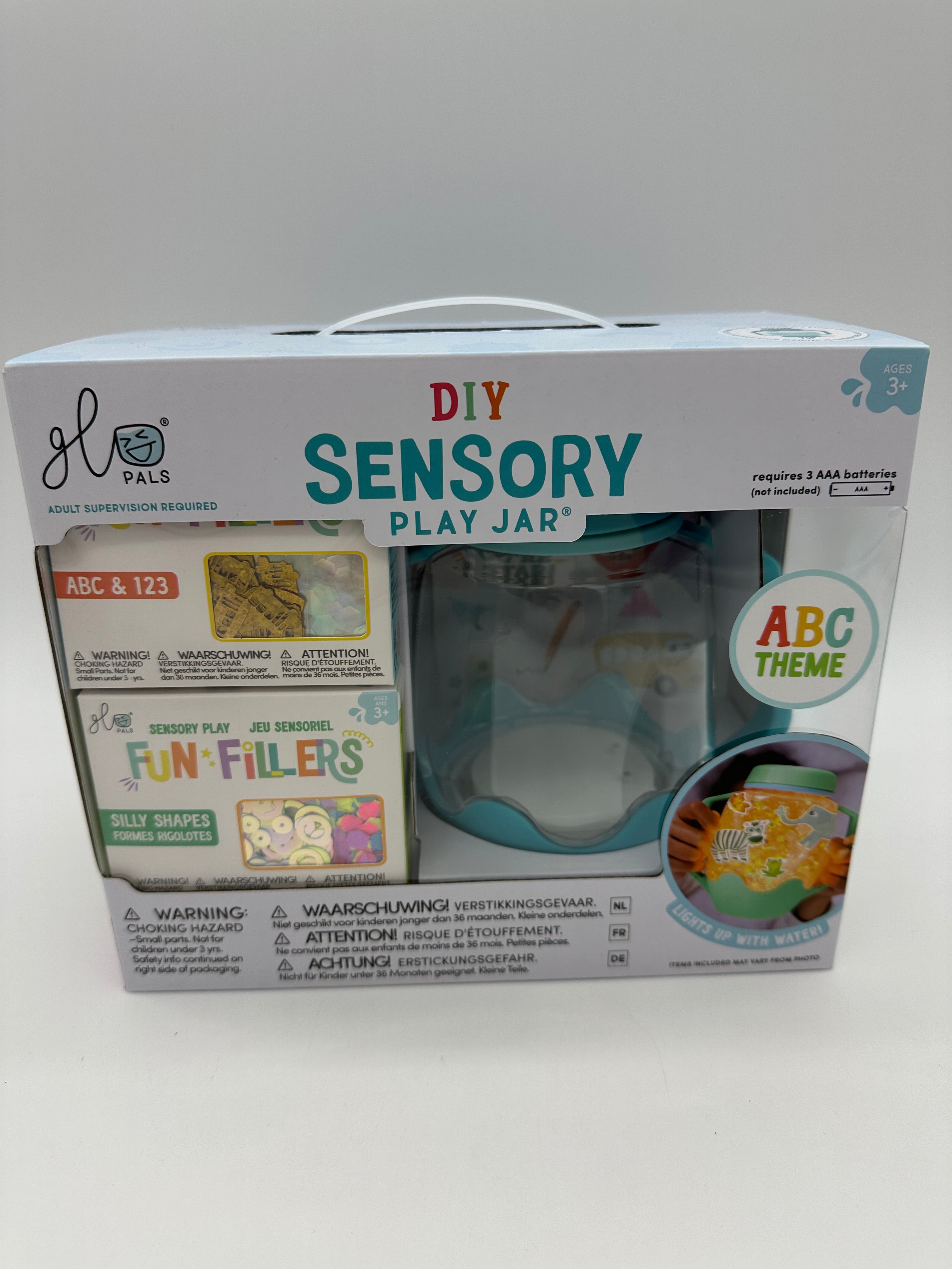 Glo Pals DIY Sensory Play Jar Geschenkset „Zoo“ – Leuchtendes Sensorik-Spielzeug für kreative Entdecker