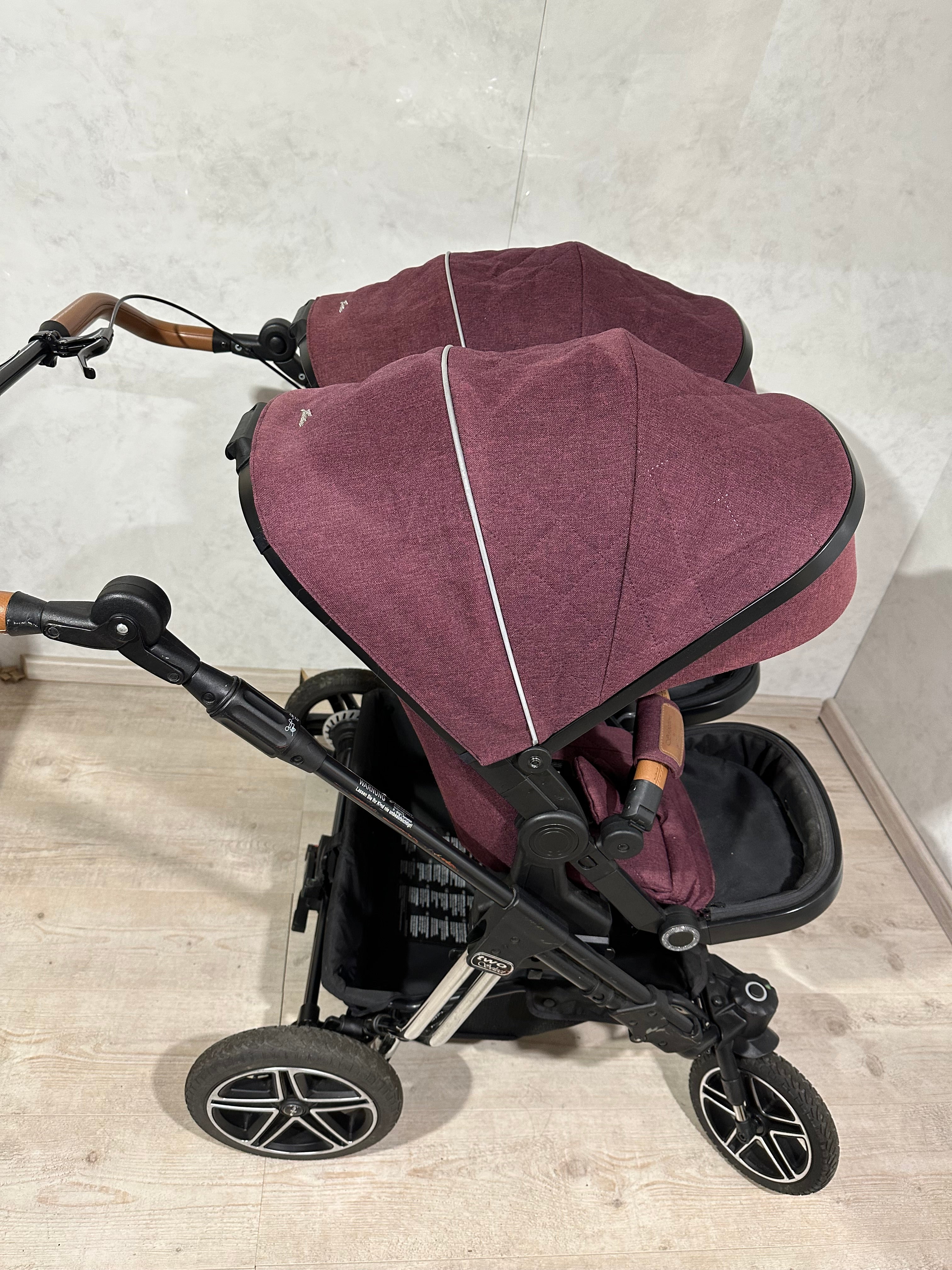 Hartan two select Zwillingskinderwagen 2 Sportsitze 1 Babywanne
