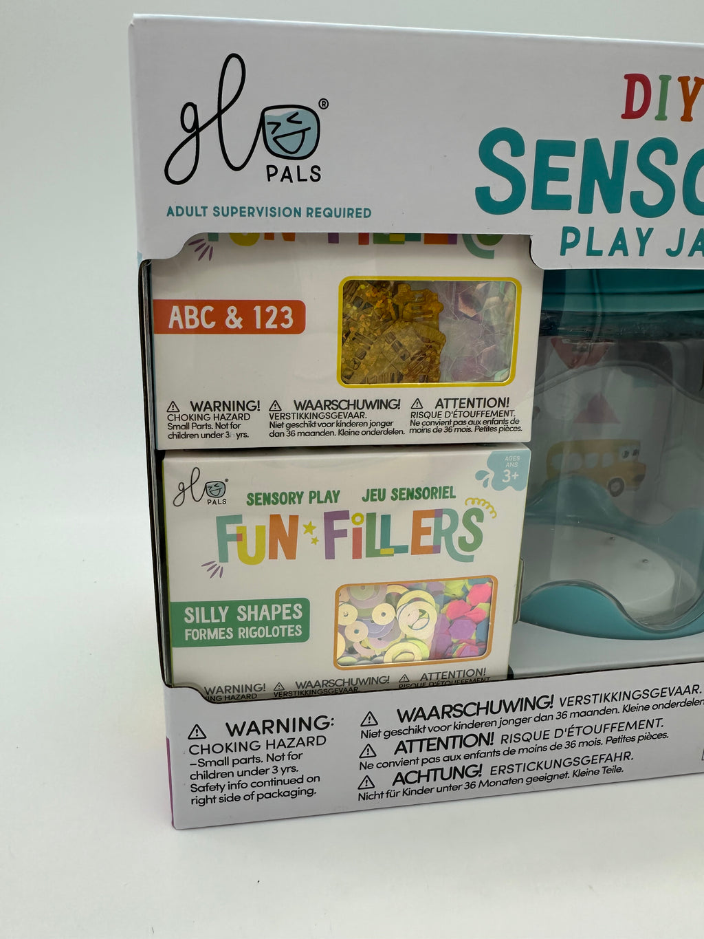 Glo Pals DIY Sensory Play Jar Geschenkset „Zoo“ – Leuchtendes Sensorik-Spielzeug für kreative Entdecker