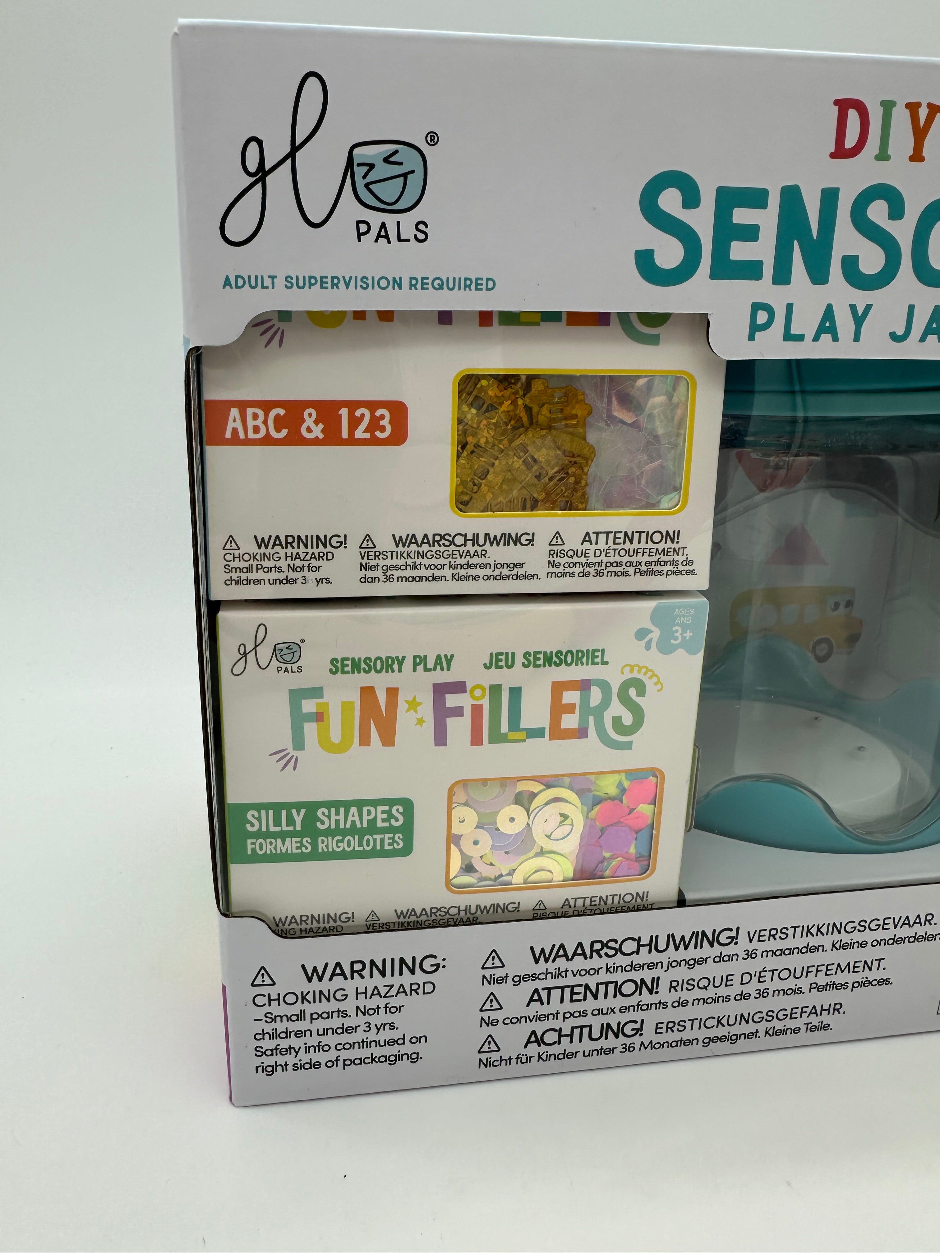 Glo Pals DIY Sensory Play Jar Geschenkset „Zoo“ – Leuchtendes Sensorik-Spielzeug für kreative Entdecker