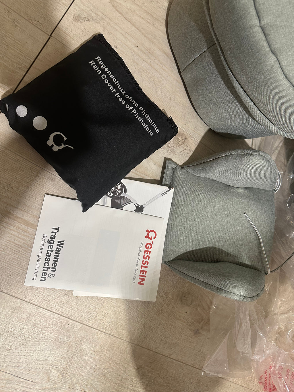 Gesslein Sportwagenaufsatz Sportsitz Classic mit C2 Tragetasche