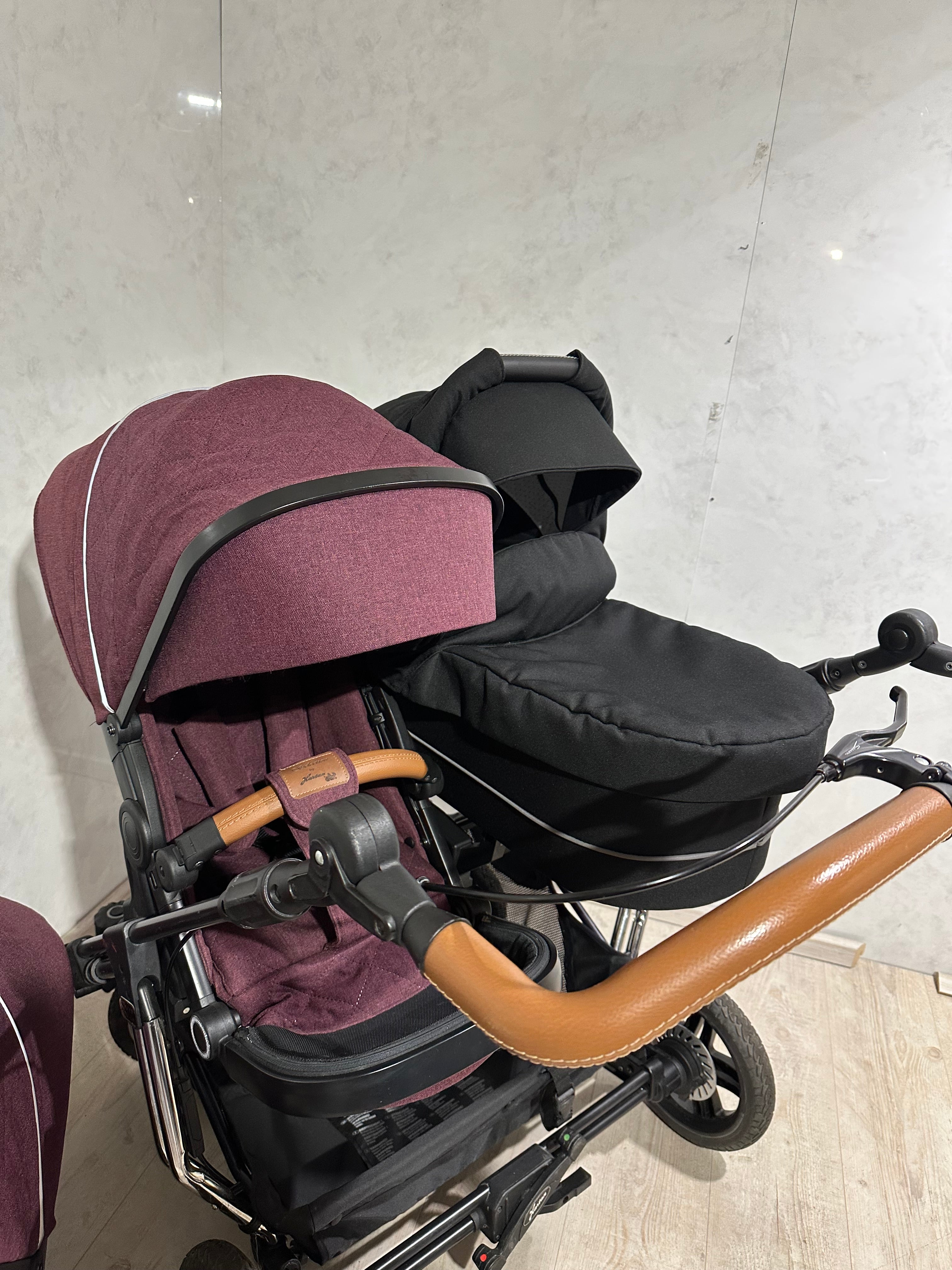 Hartan two select Zwillingskinderwagen 2 Sportsitze 1 Babywanne