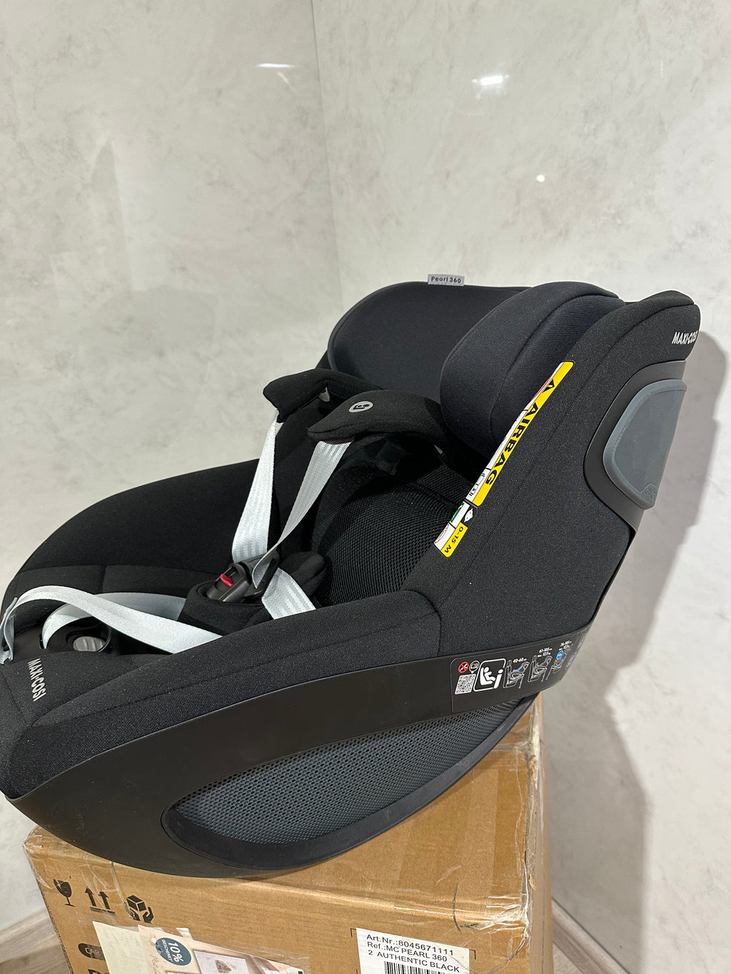 Maxi Cosi Pearl 360 Set mit Familyfix 360 Authentic Black