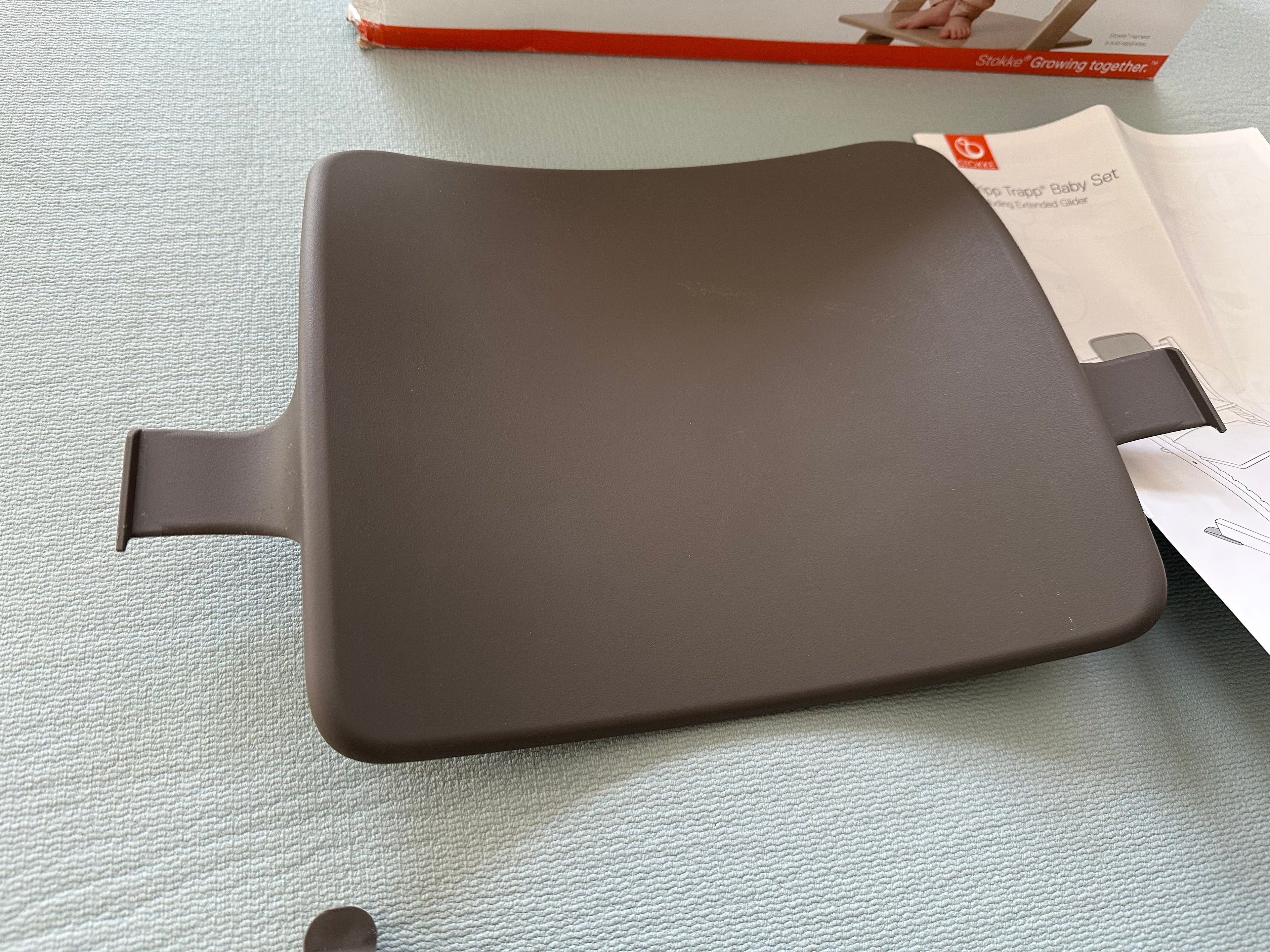 Stokke Tripp Trapp Baby Set² Storm Grey – Sicherer Sitzaufsatz für den Hochstuhl