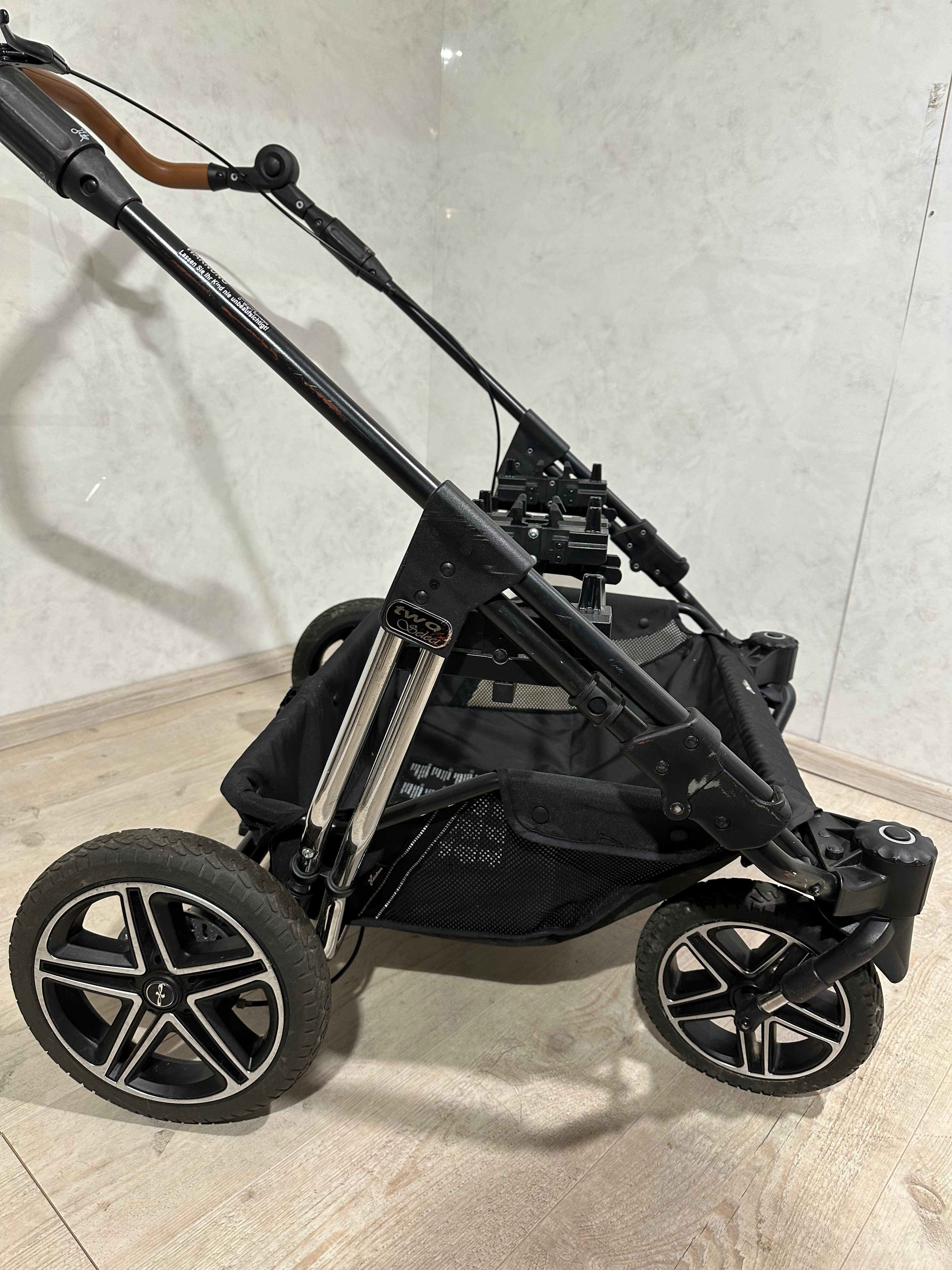 Hartan two select Zwillingskinderwagen 2 Sportsitze 1 Babywanne