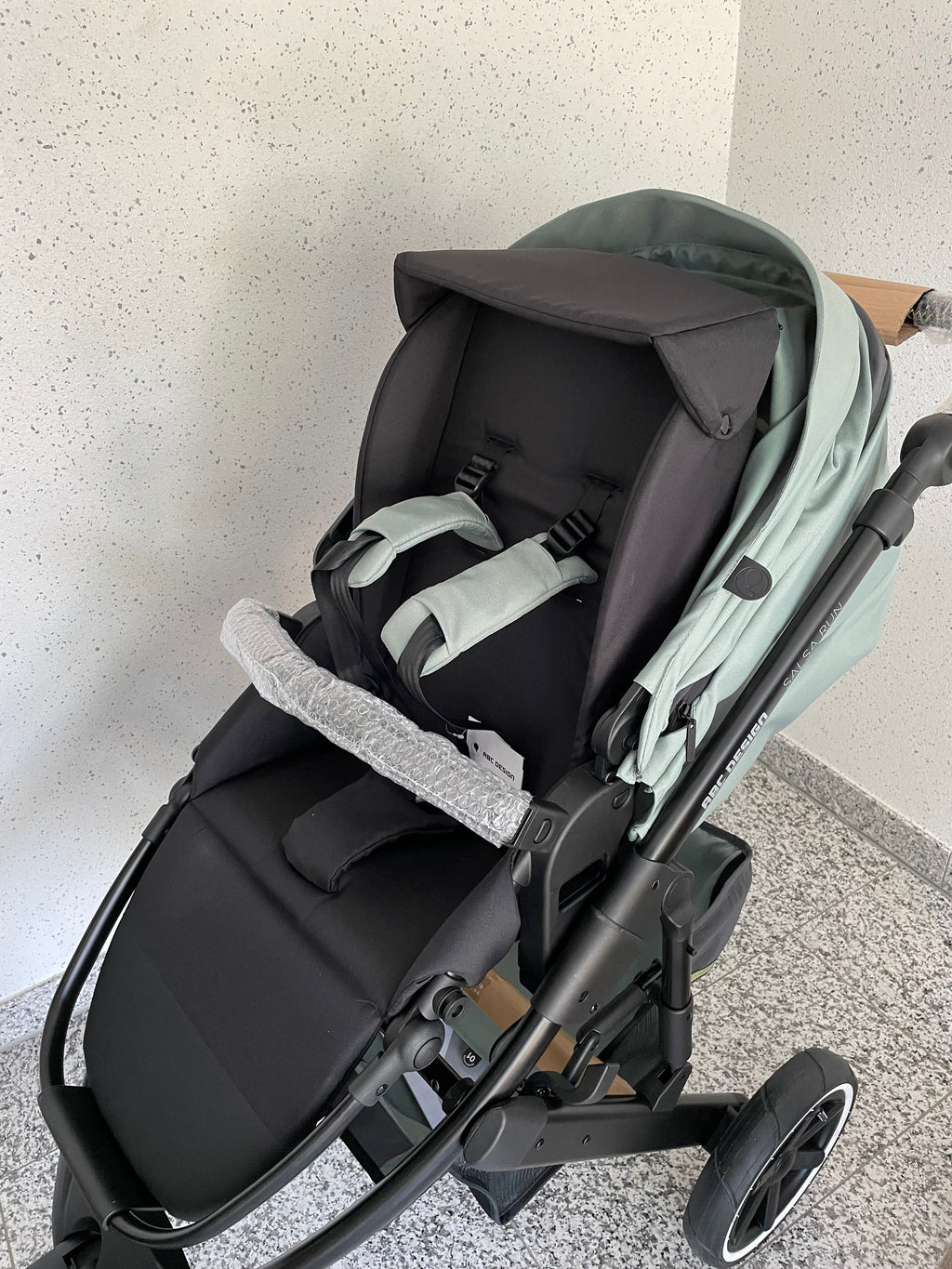 Abc design Salsa run aqua Kombikinderwagen inkl. Babywanne