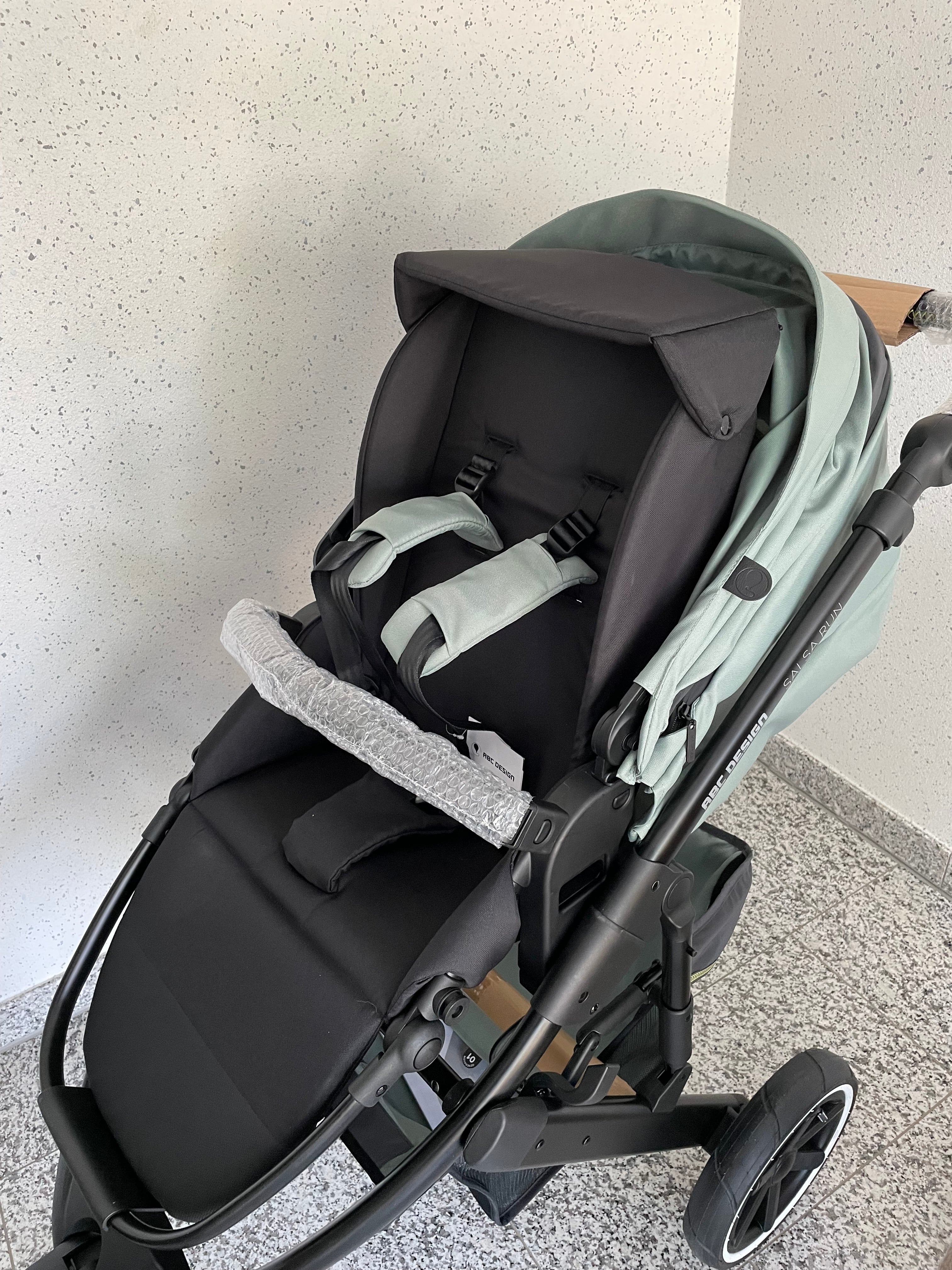 Abc design Salsa run aqua Kombikinderwagen inkl. Babywanne