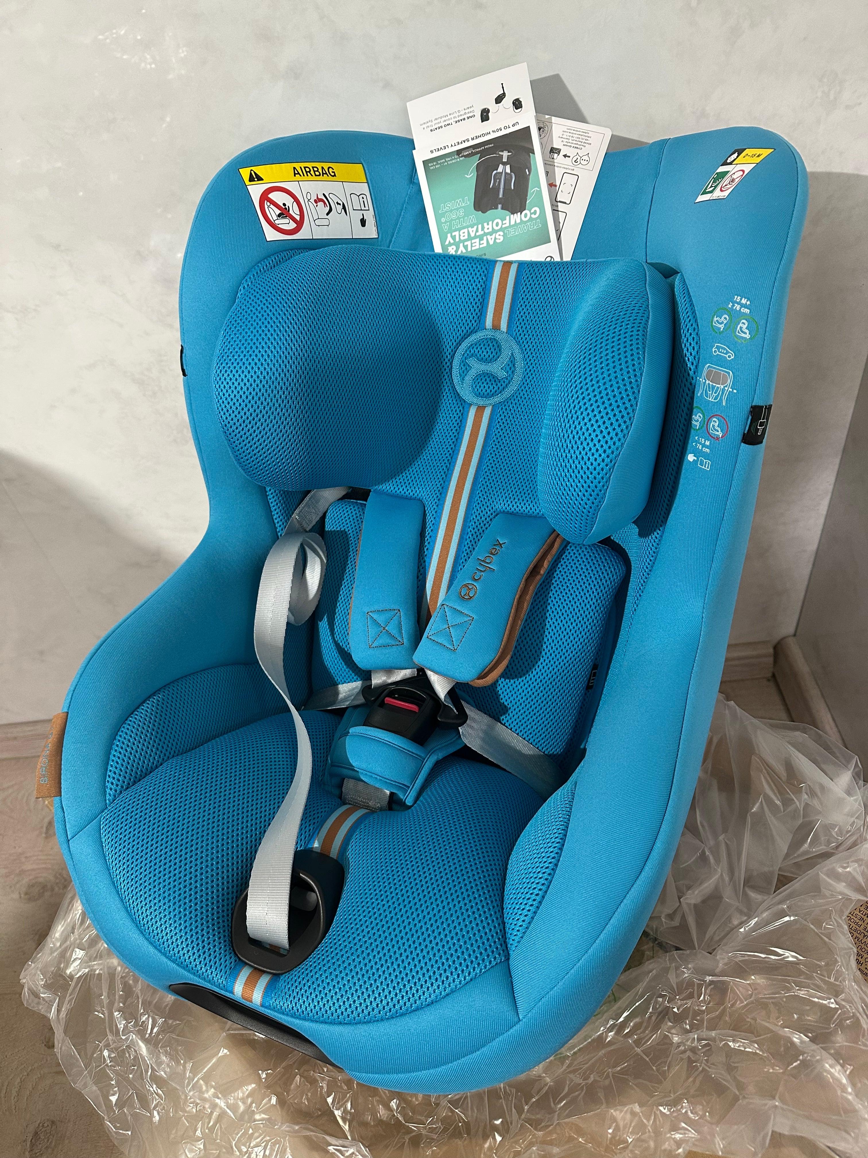 CYBEX Sirona G i-Size „Beach Blue Plus“ – 360°