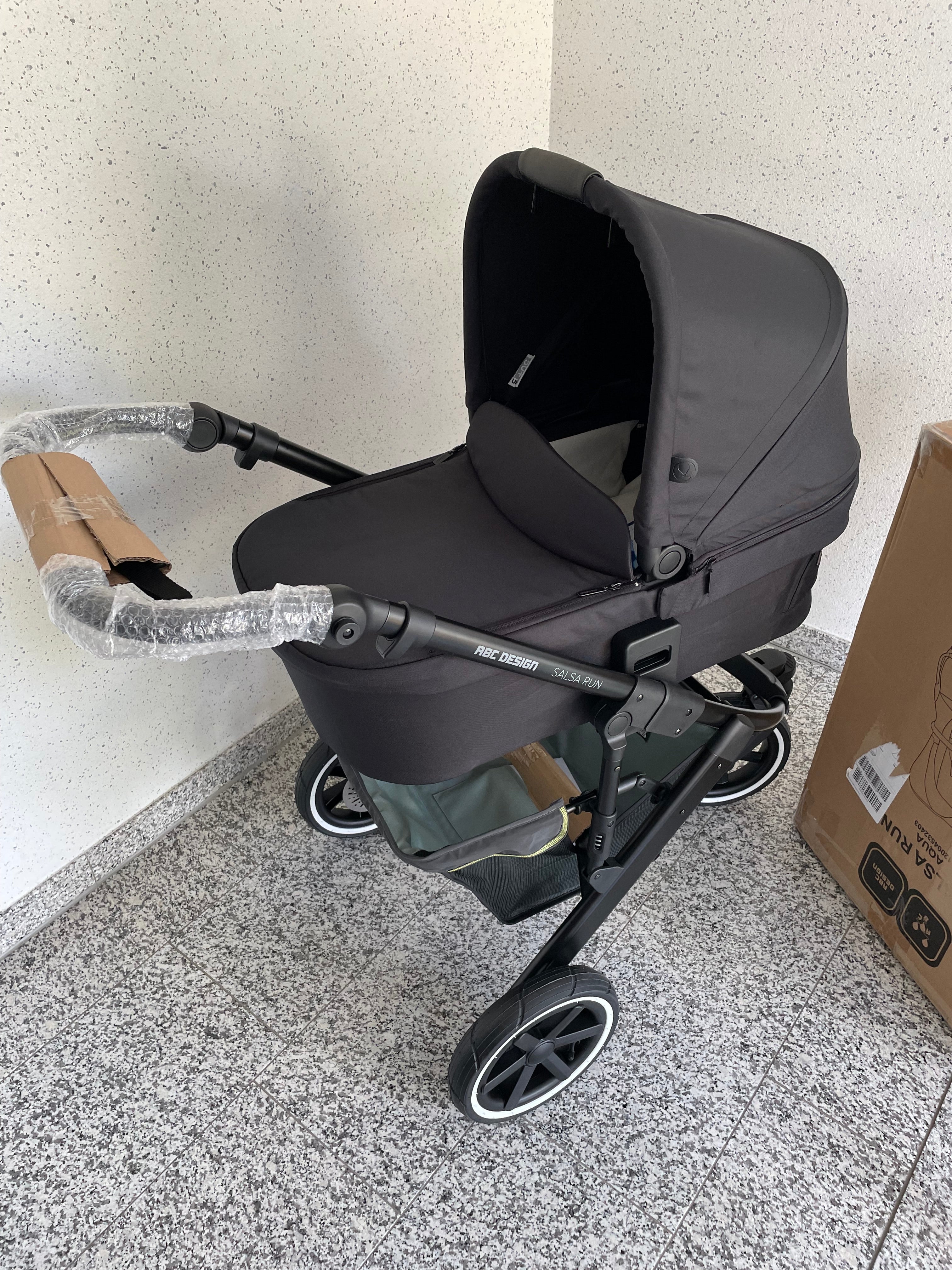 Abc design Salsa run aqua Kombikinderwagen inkl. Babywanne