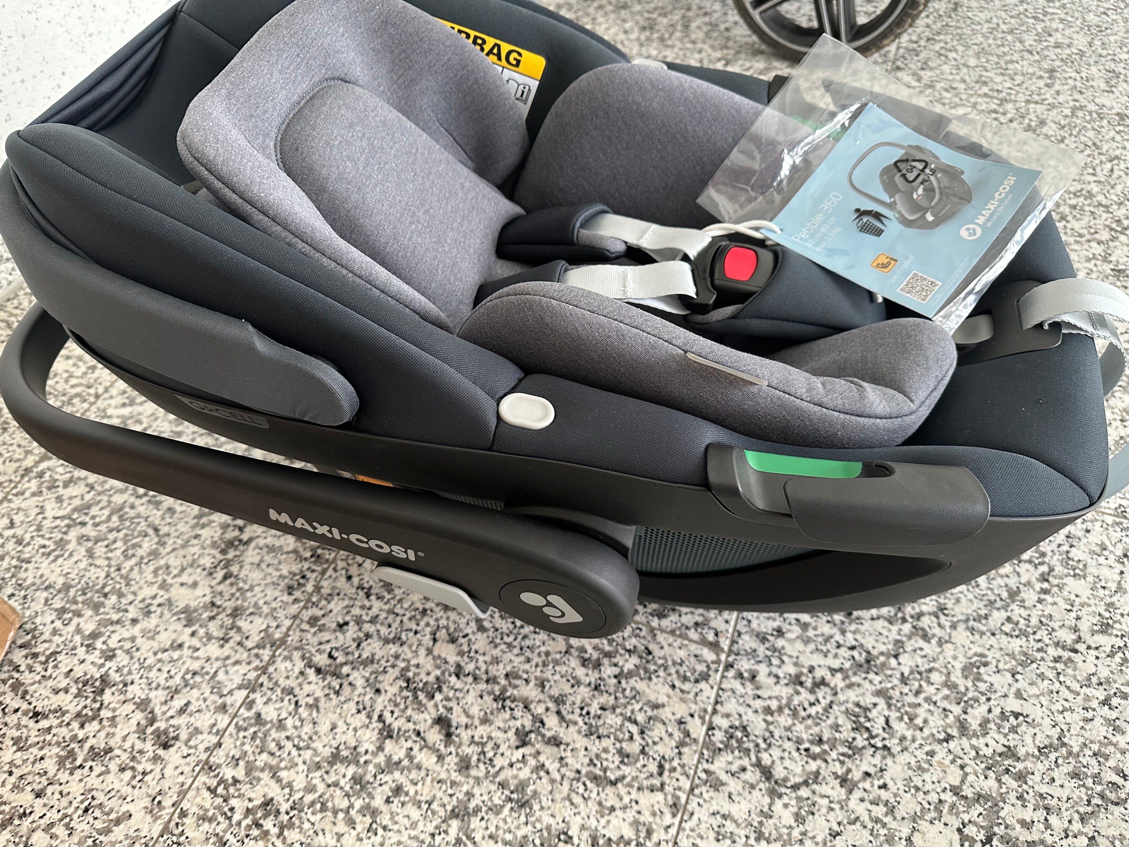 Maxi-Cosi Pebble 360 „Essential Graphite“ – Komfortable i-Size Babyschale ab Geburt
