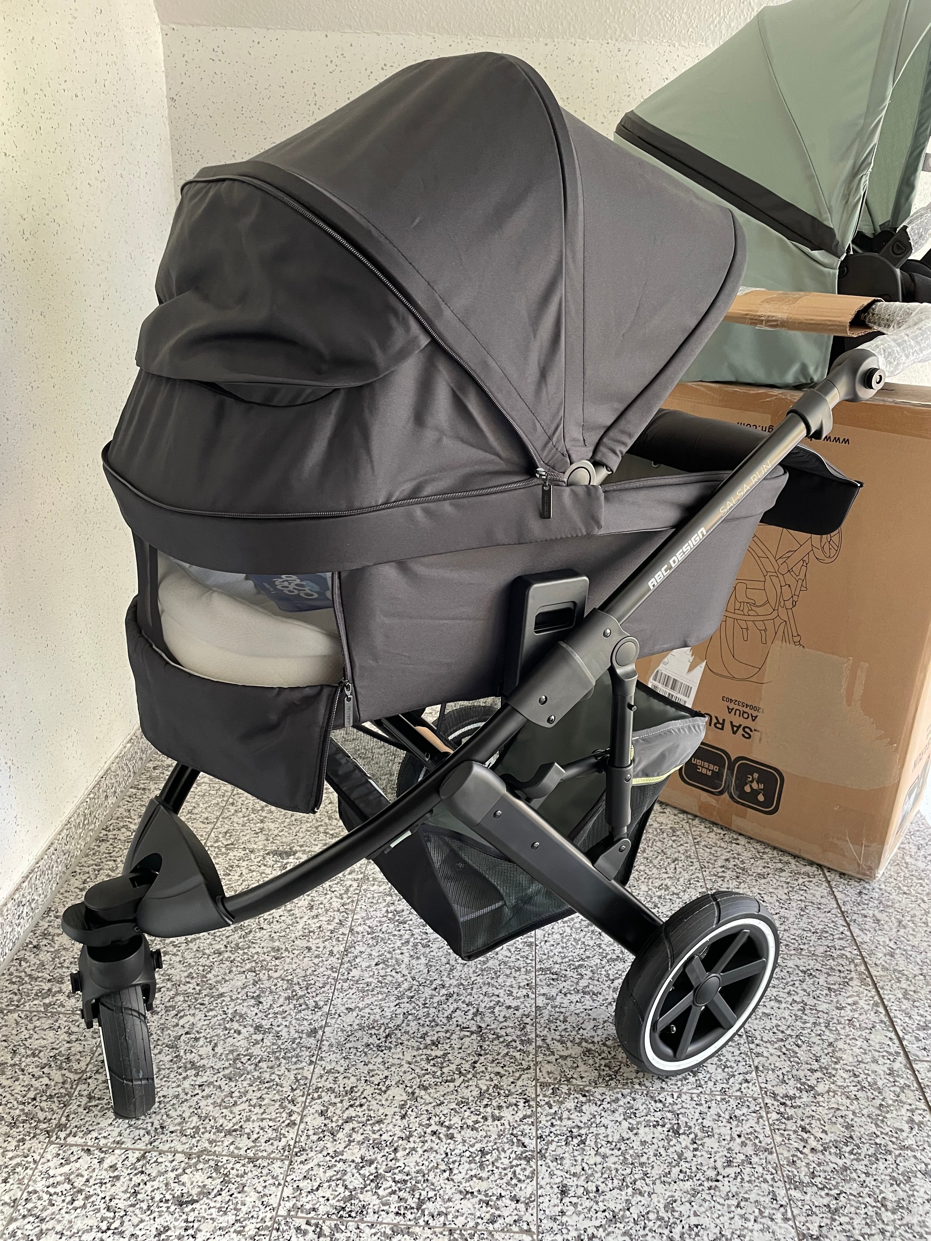 Abc design Salsa run aqua Kombikinderwagen inkl. Babywanne