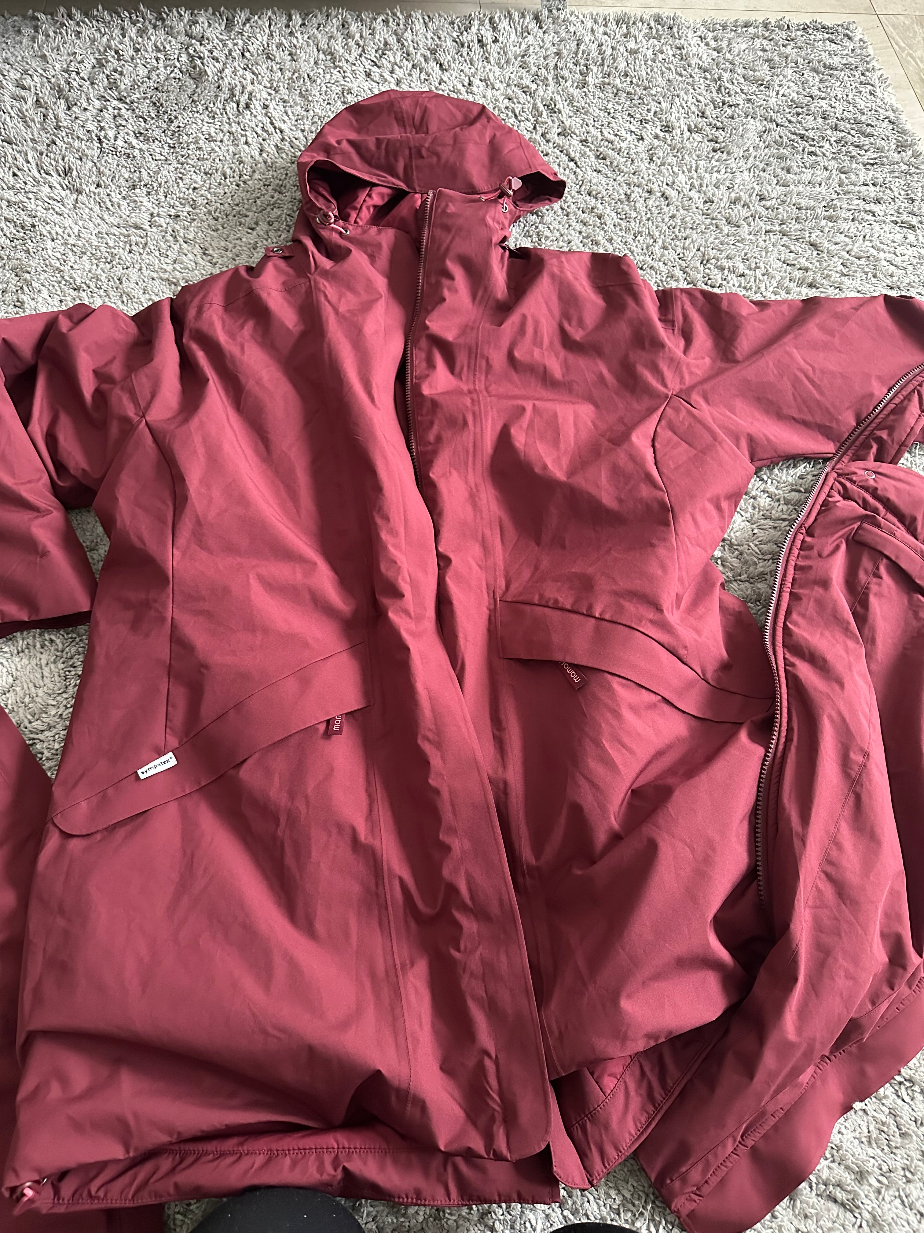 Mamalila Winter Tragejacke Trageparka Berry/Beere XL