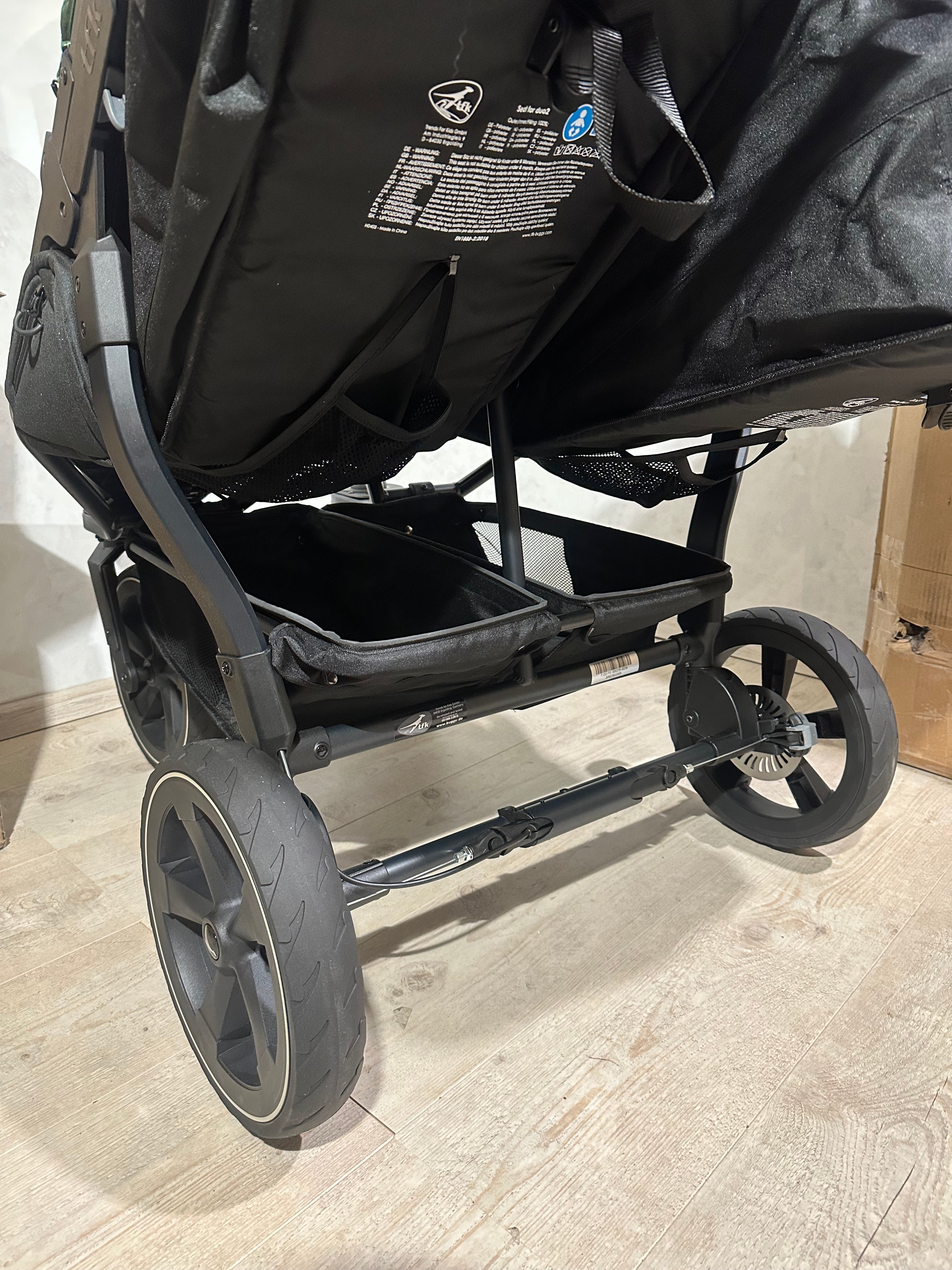 Tfk Duo 2 grün Zwillingswagen mit Sportsitzen
