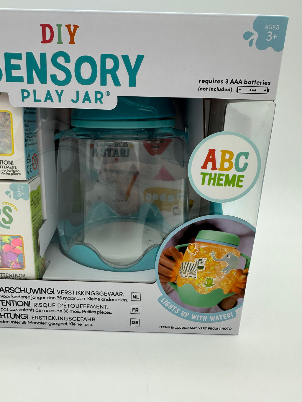 Glo Pals DIY Sensory Play Jar Geschenkset „Zoo“ – Leuchtendes Sensorik-Spielzeug für kreative Entdecker