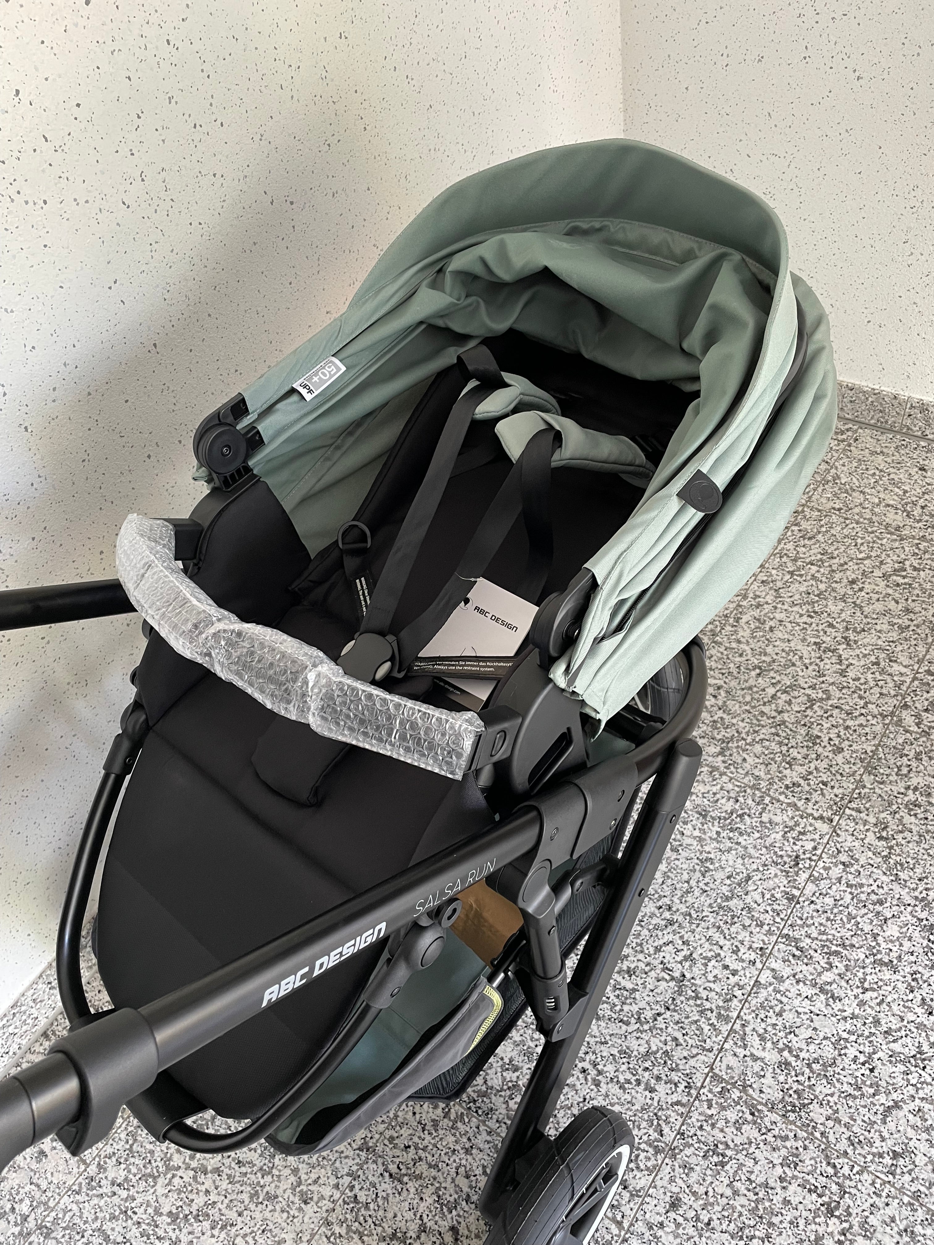 Abc design Salsa run aqua Kombikinderwagen inkl. Babywanne
