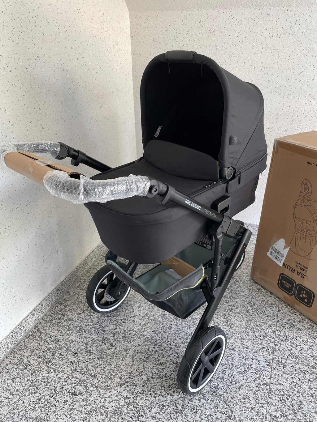 Abc design Salsa run aqua Kombikinderwagen inkl. Babywanne
