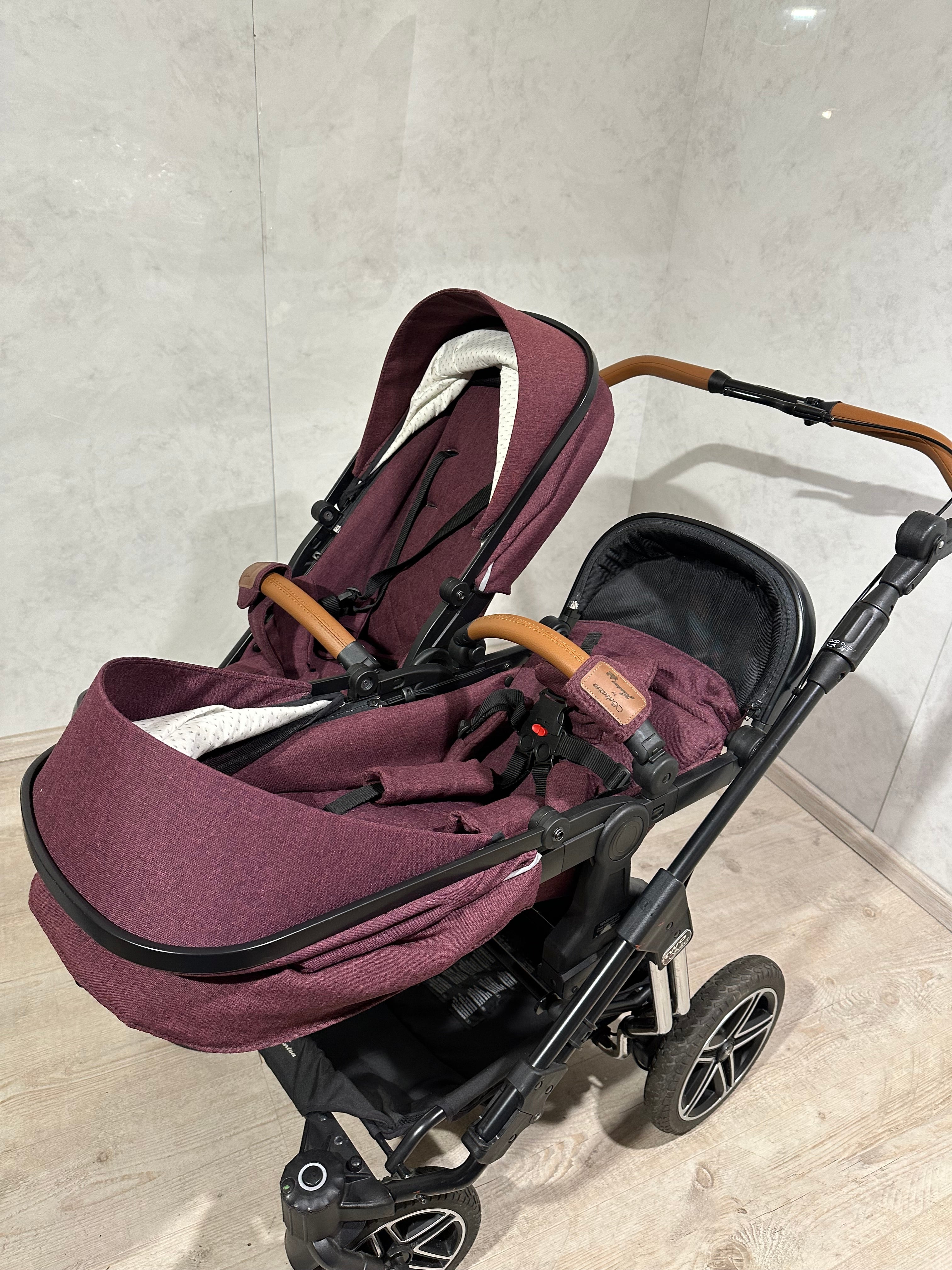 Hartan two select Zwillingskinderwagen 2 Sportsitze 1 Babywanne