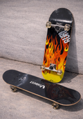 Skateboard UNIBEST 80 x 20 cm – Holzboard für Kinder mit 6 coolen Designs