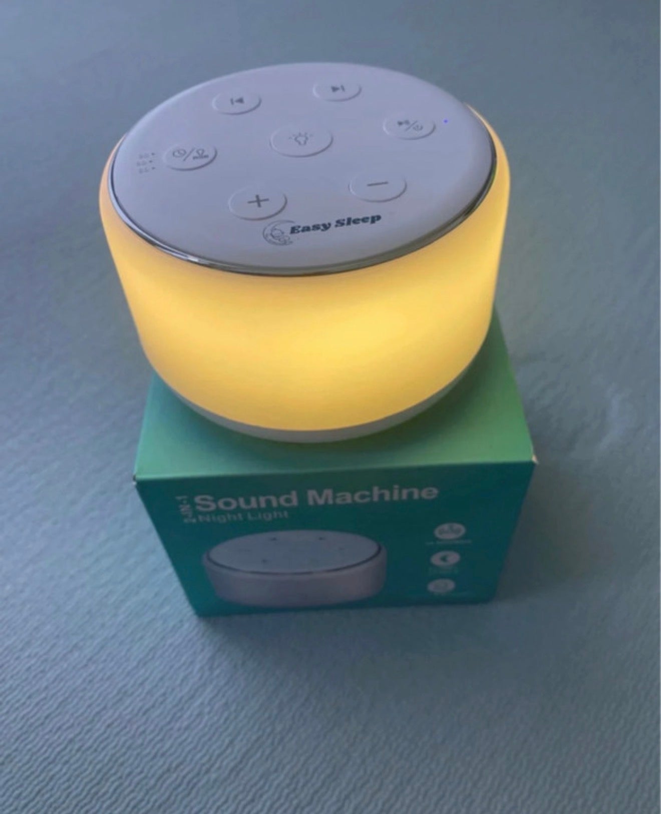 White Noise Maschine Baby Einschlafhilfe 34Sounds 9Farben Timer Weißes Rauschen