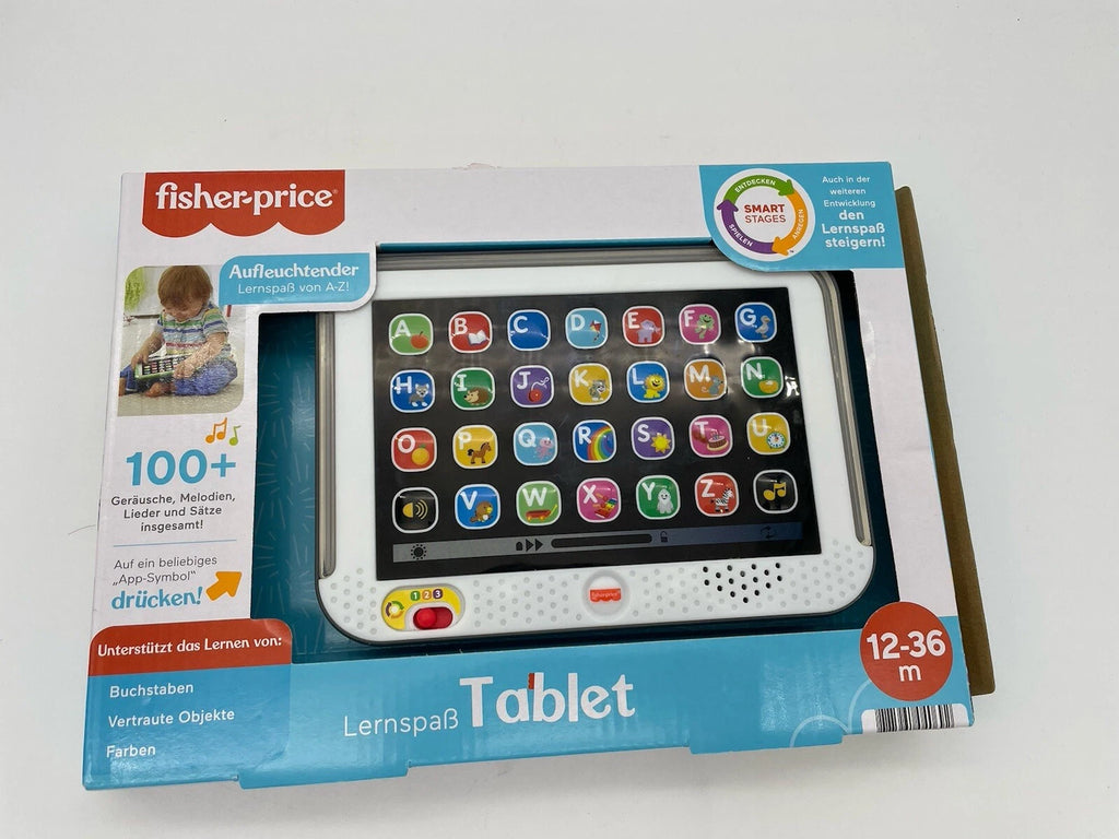 Fisher Price Tablet Spielzeug Kinder Lernspielzeug Lernen Lernspaß Pad Lernspiel