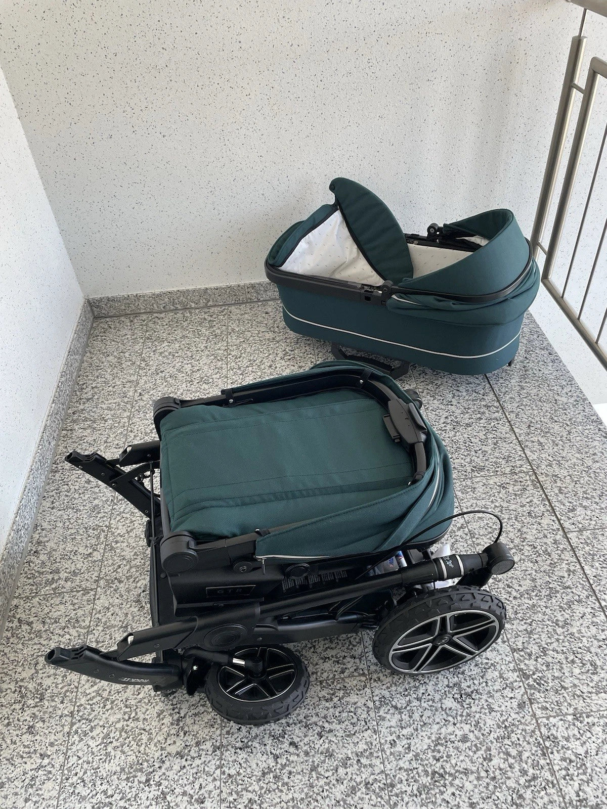 Hartan Rock It GTR Outdoor 2in1 Kinderwagen Sportwagen + Falttasche Leaf