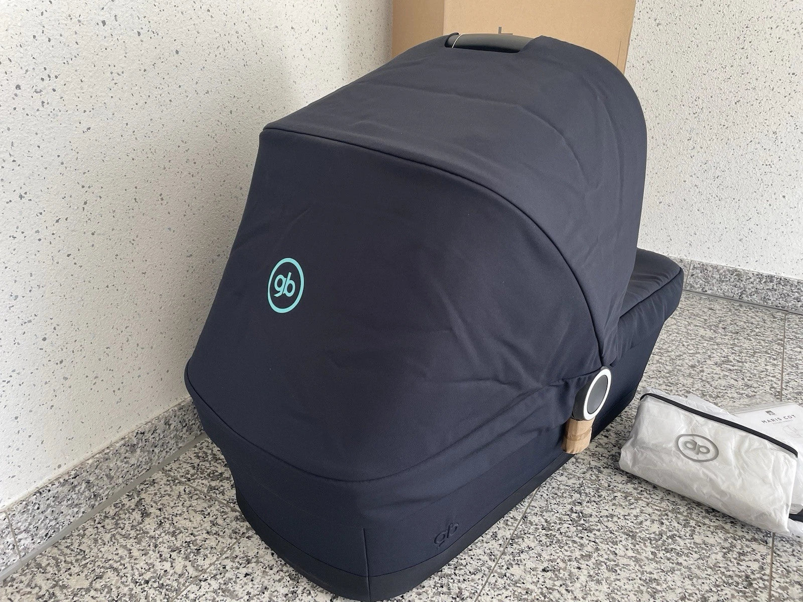 Kinderwagenaufsatz Cot Maris Sea Port Blue Babywanne GB