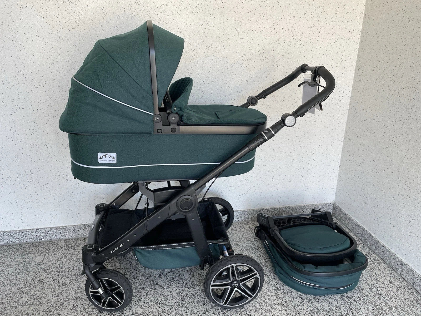 Hartan Rock It GTR Outdoor 2in1 Kinderwagen Sportwagen + Falttasche Leaf