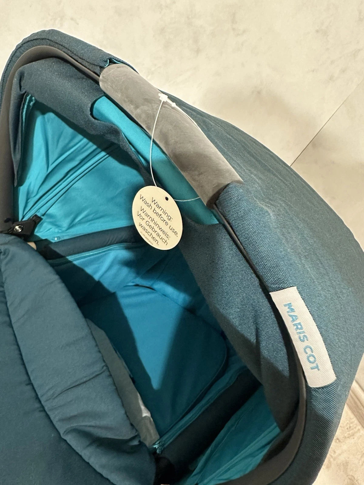 GB Maris Cot Babywanne kinderwagensufsatz Capri Blue - turquoise Türks